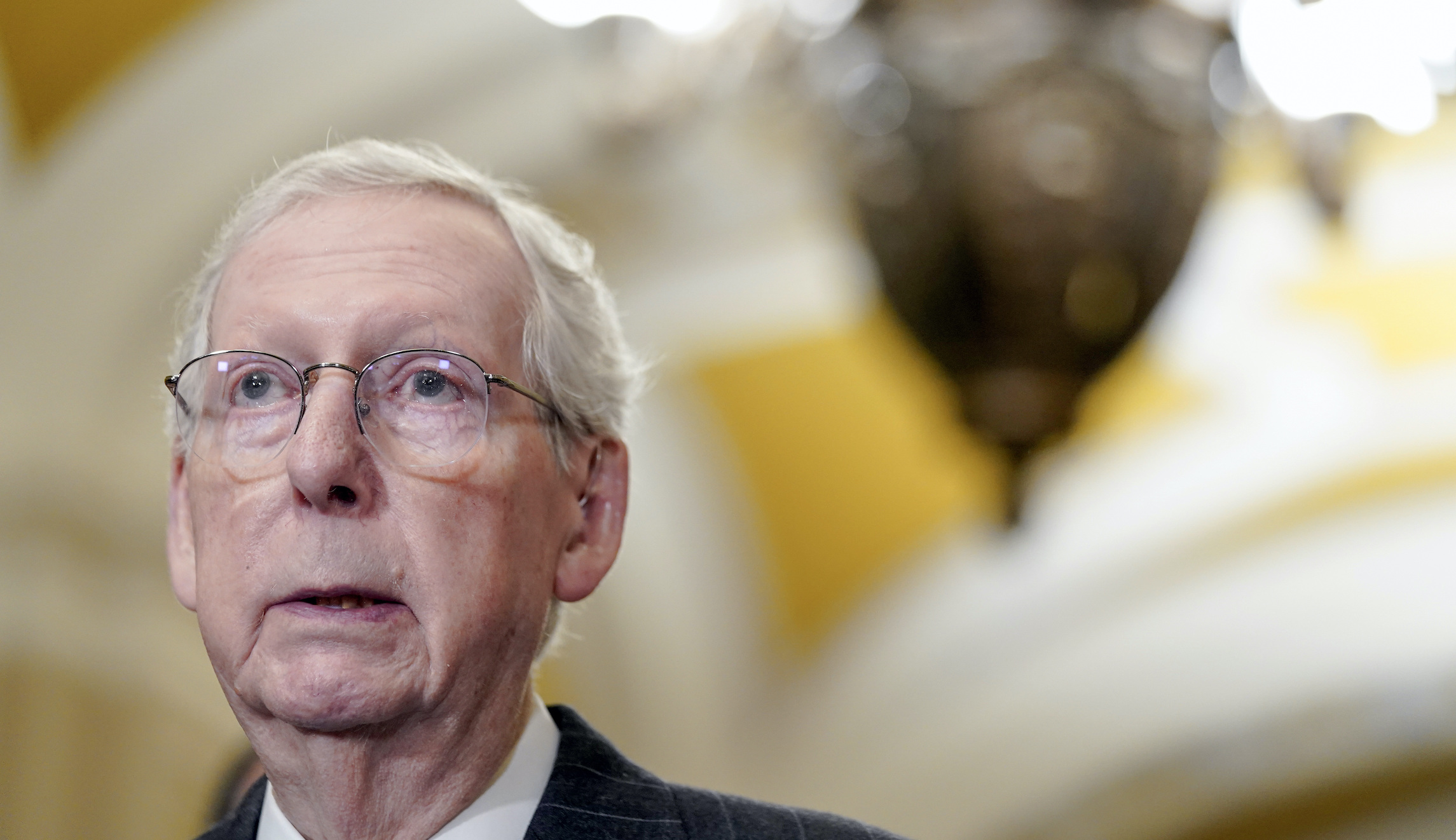 NextImg:McConnell signals Ukraine aid in limbo as Trump lobbies against border deal