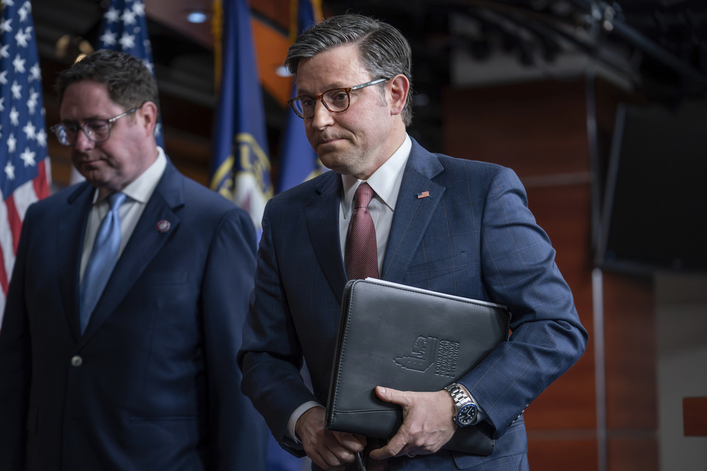 NextImg:Speaker Johnson 'strongly encouraged' Biden to move on border security demands in phone call