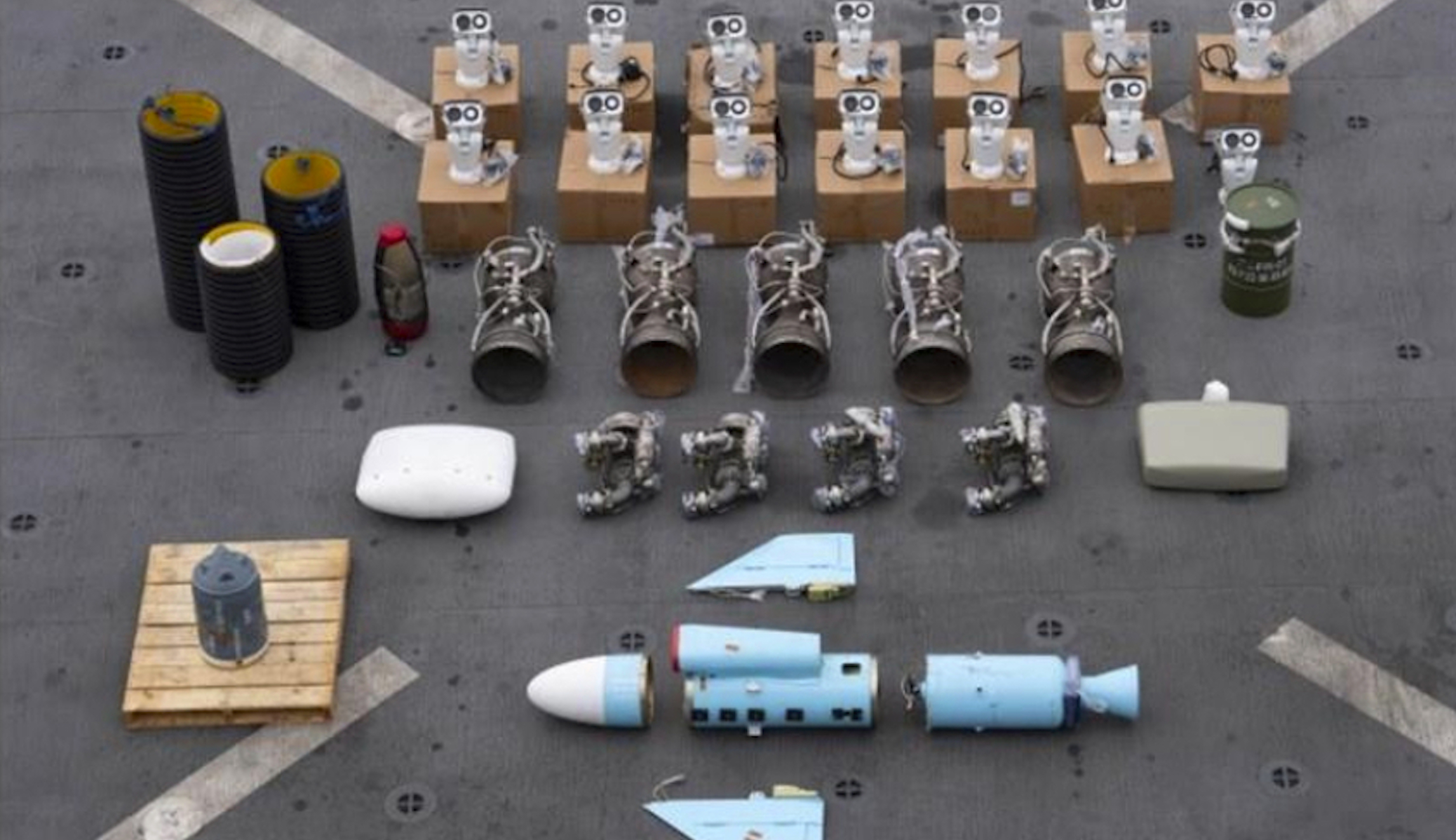 NextImg:US forces seize Iranian weapons intended for Houthis