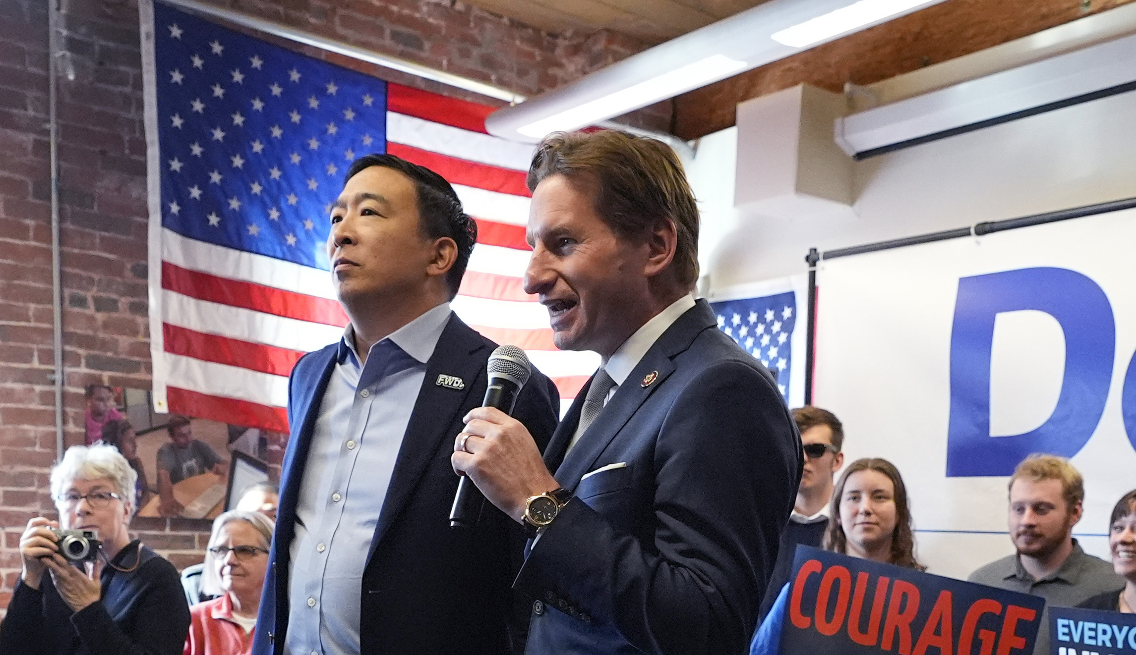 NextImg:Dean Phillips and Andrew Yang call out 'missing' Biden for skipping New Hampshire primary