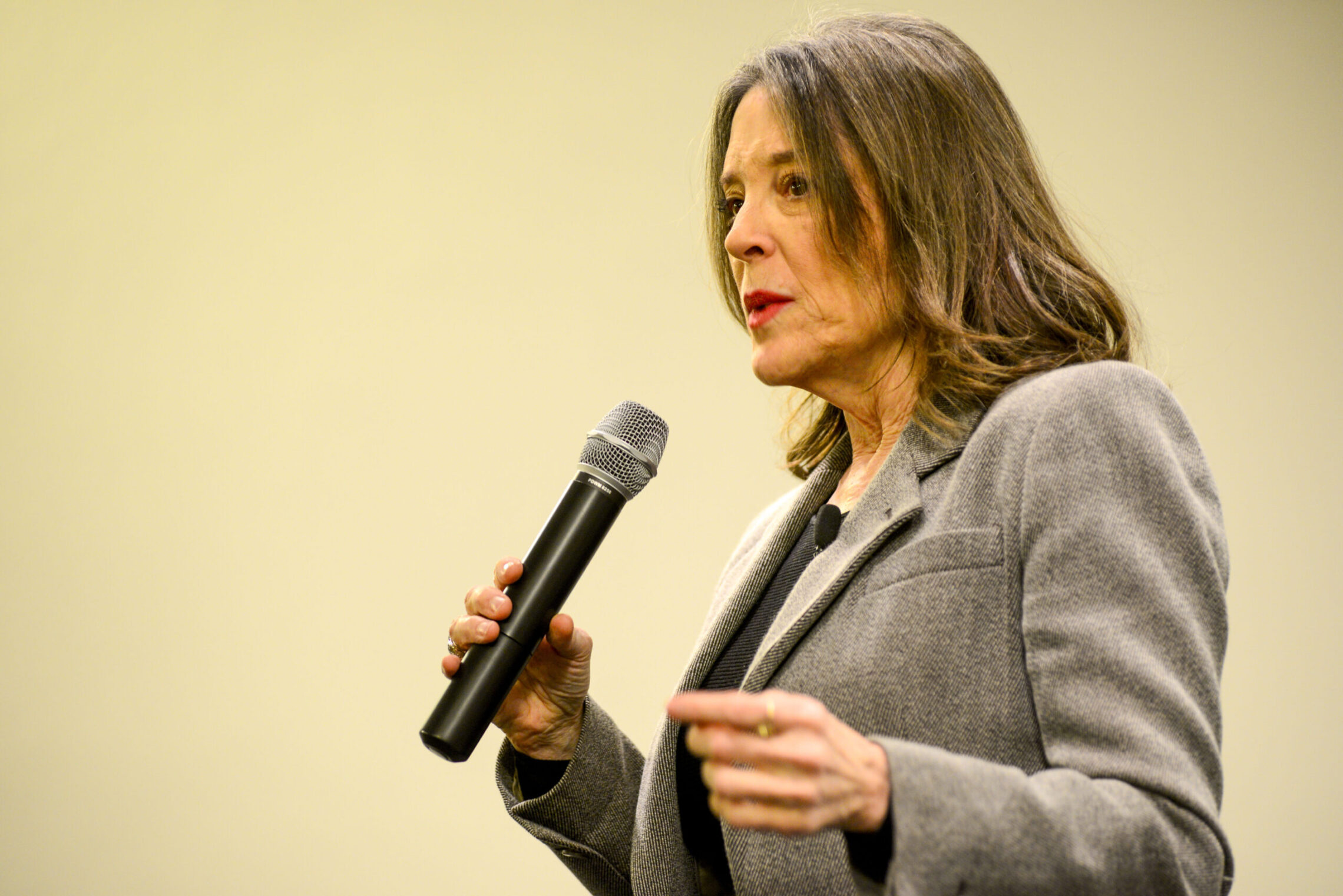 Still running Marianne Williamson denies rumors she is dropping out of