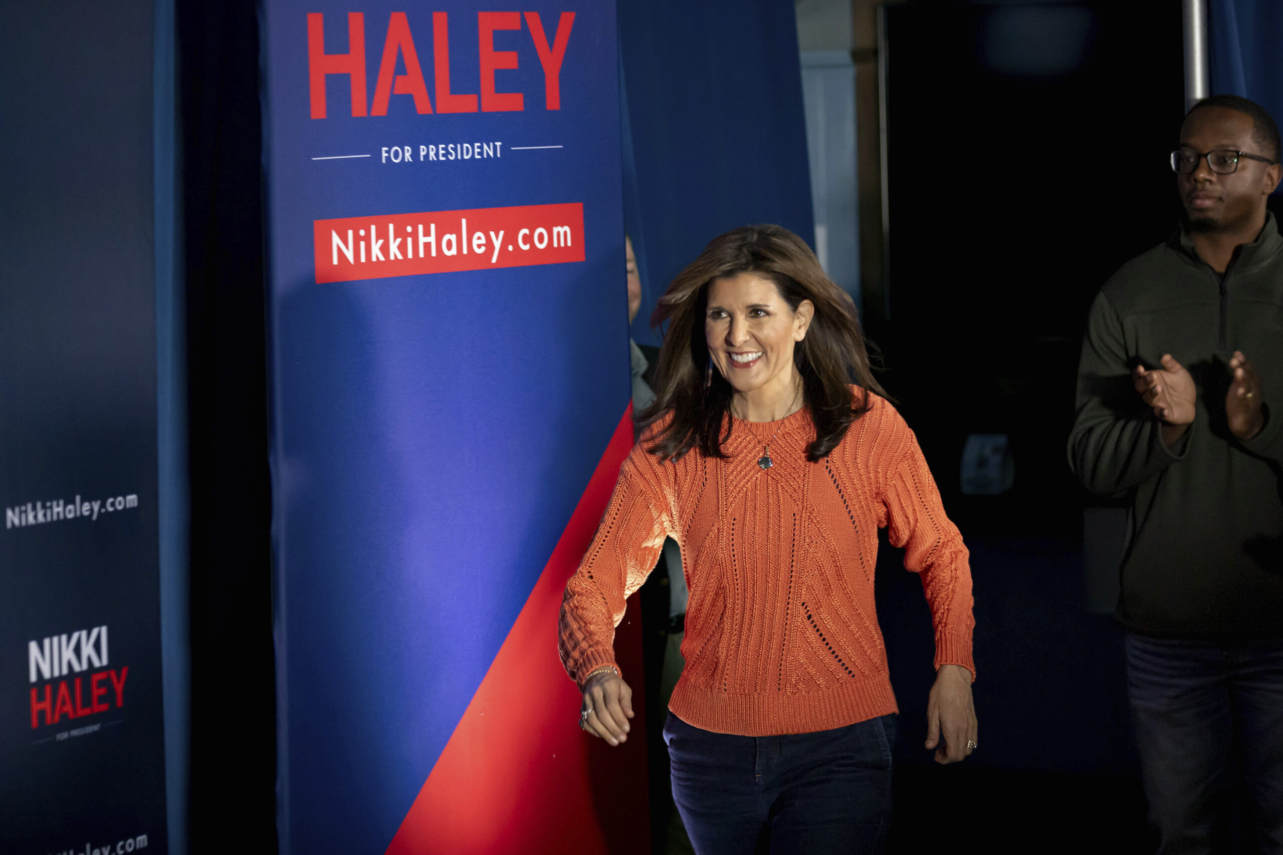 NextImg:Nikki Haley attempts to correct her record in ad push: ‘Donald can’t stop lying’