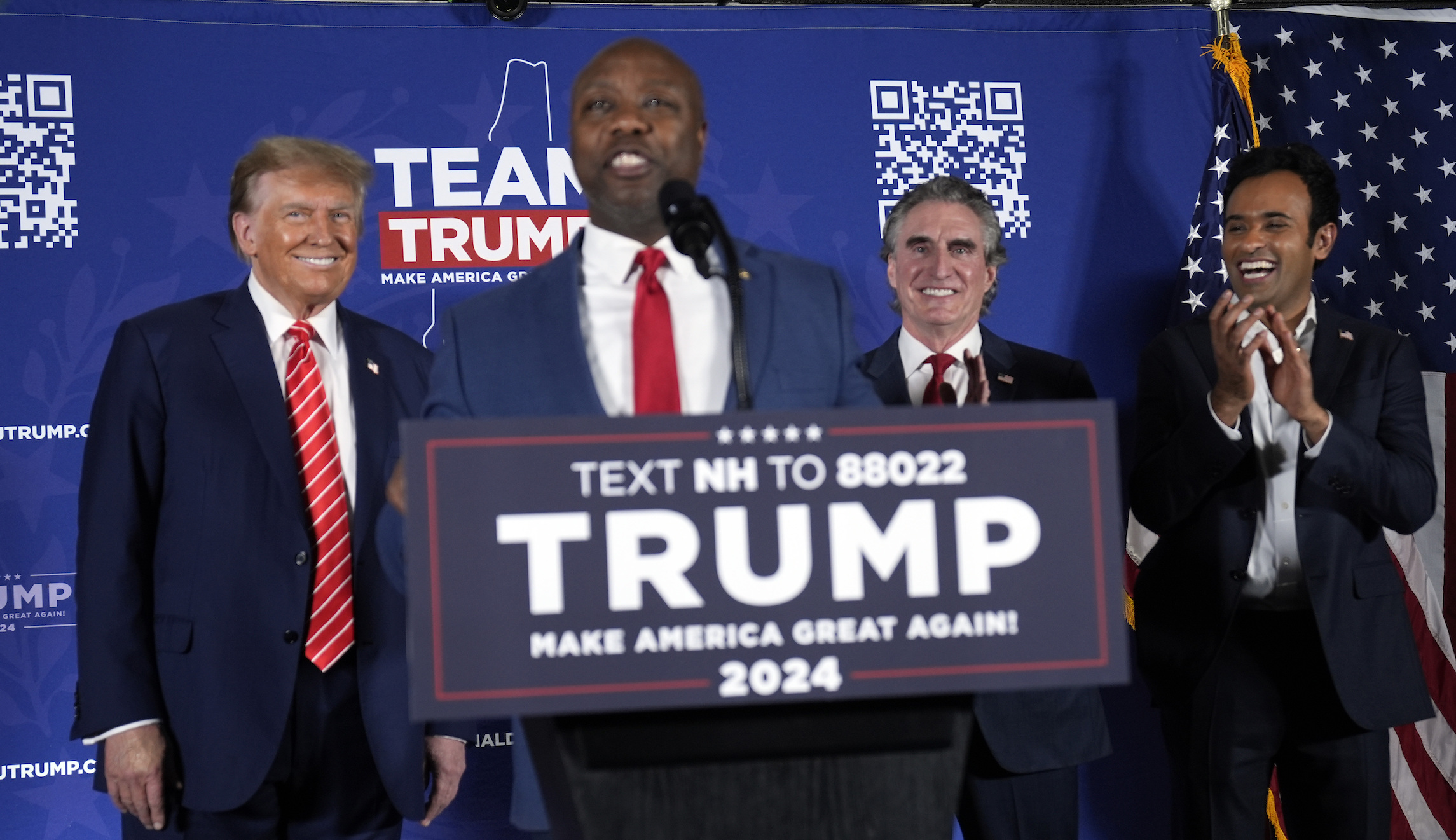 NextImg:New Hampshire primary: Trump says he is 'very forgiving' of former opponents