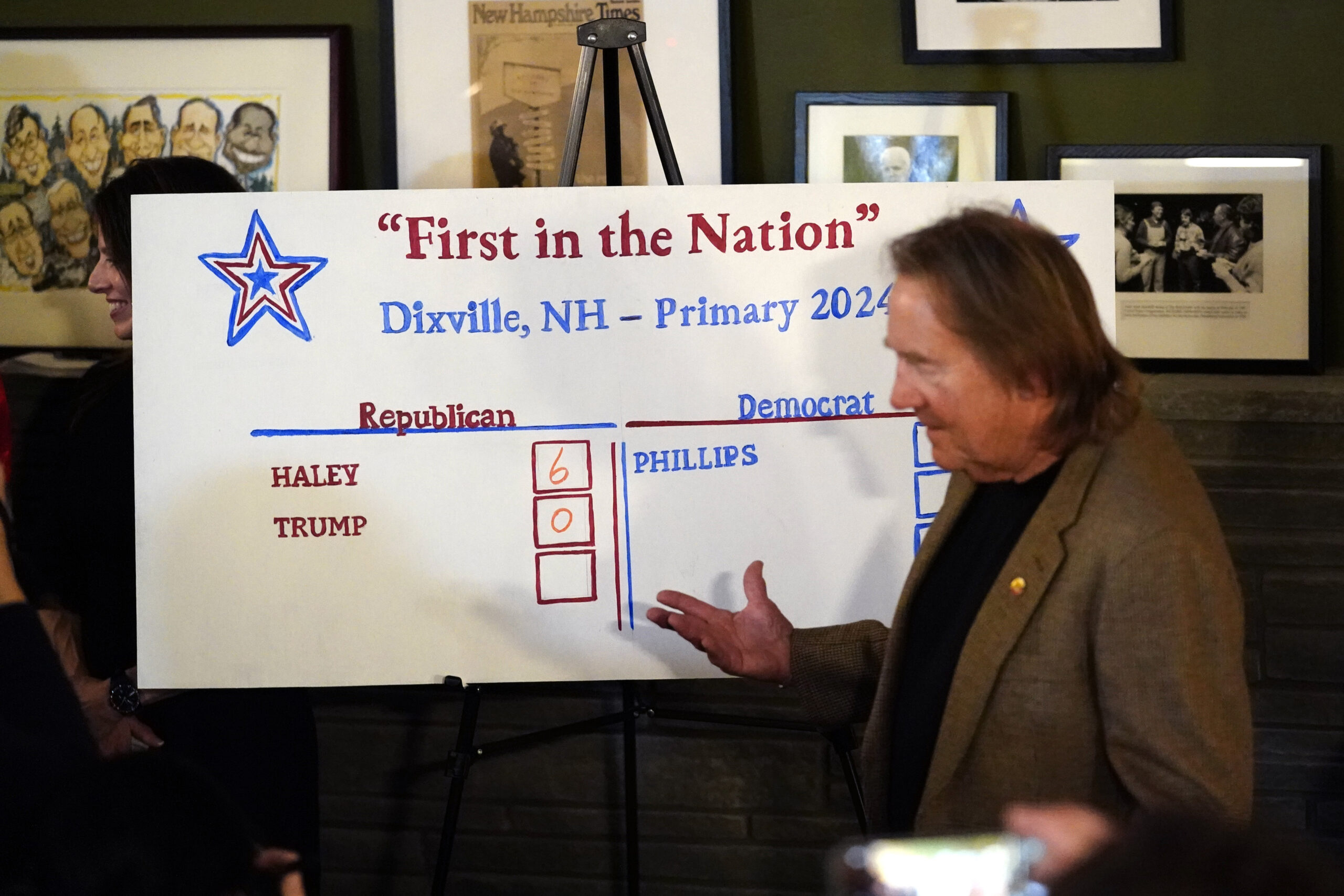 NextImg:New Hampshire voting underway to decide Trump coronation or Haley comeback