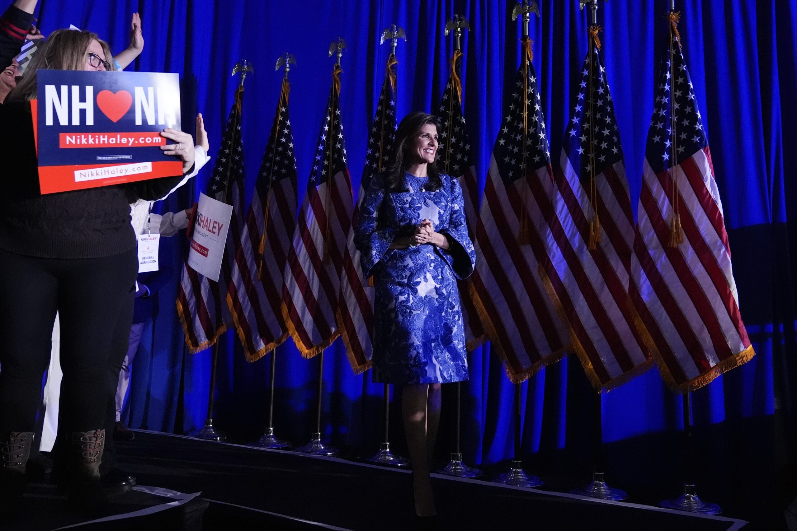 NextImg:Haley gambles with expectations game as she attempts to keep her campaign alive