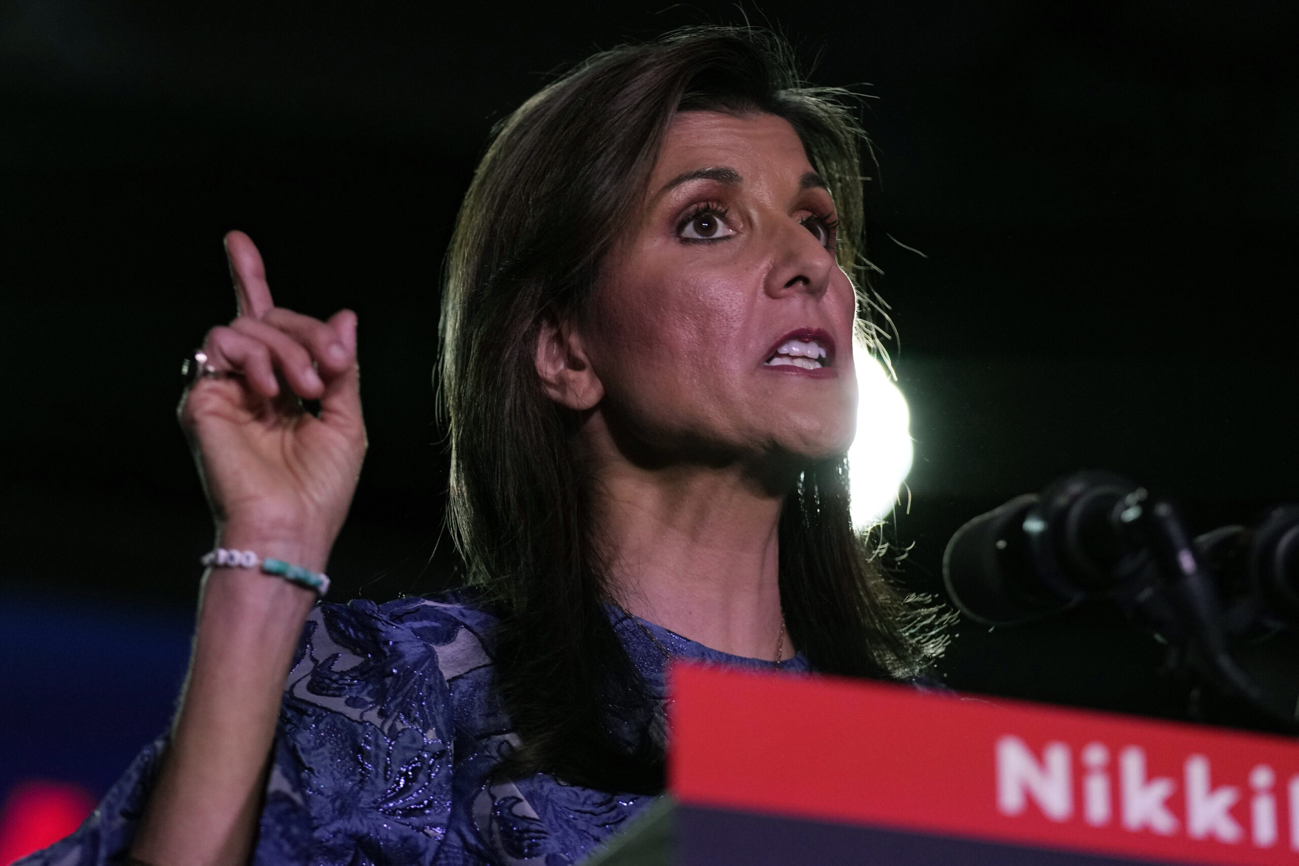 NextImg:Haley defiant on home turf in South Carolina: 'Bring it, Donald'