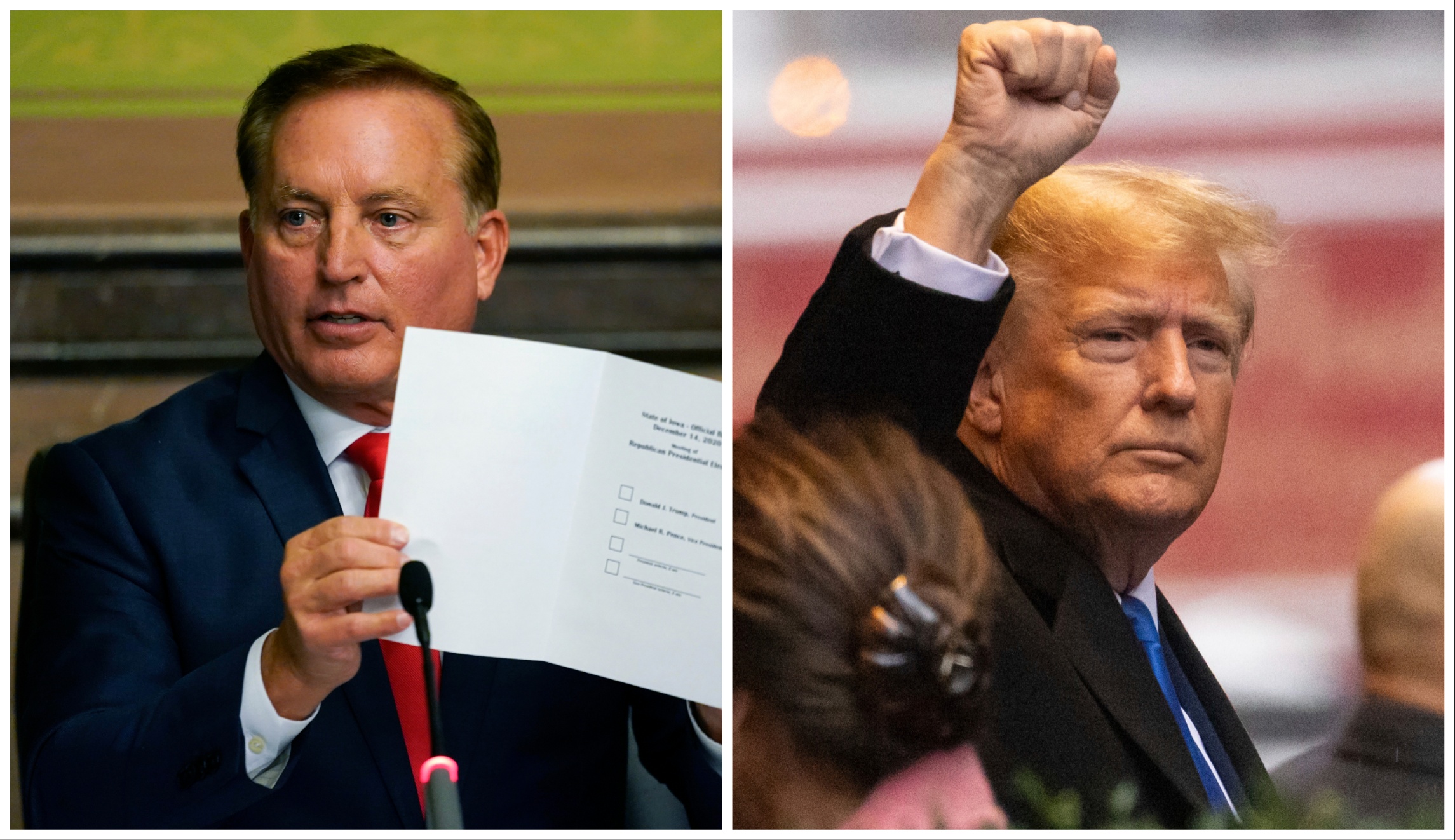 NextImg:Trump's 14th Amendment fight gains ally in Iowa with bill to block ballot bans
