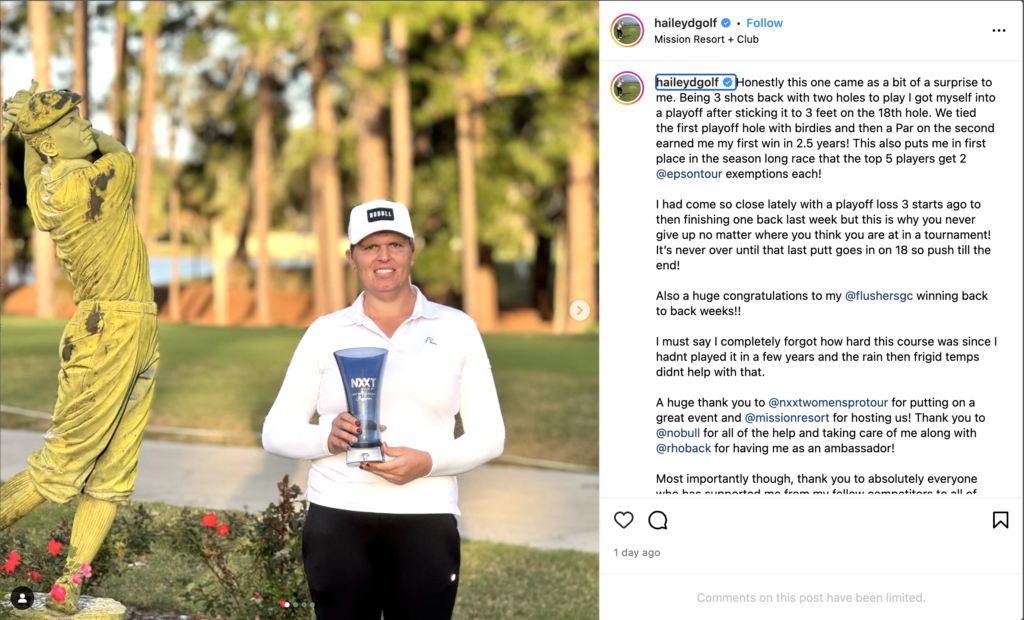 Hailey Davidson, a transgender golfer, triumphs in Florida women's ...