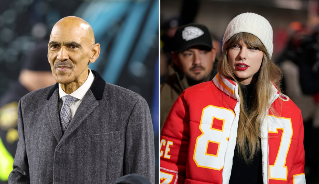 NextImg:Tony Dungy blasts Taylor Swift for 'taking away from what really happens' at NFL games