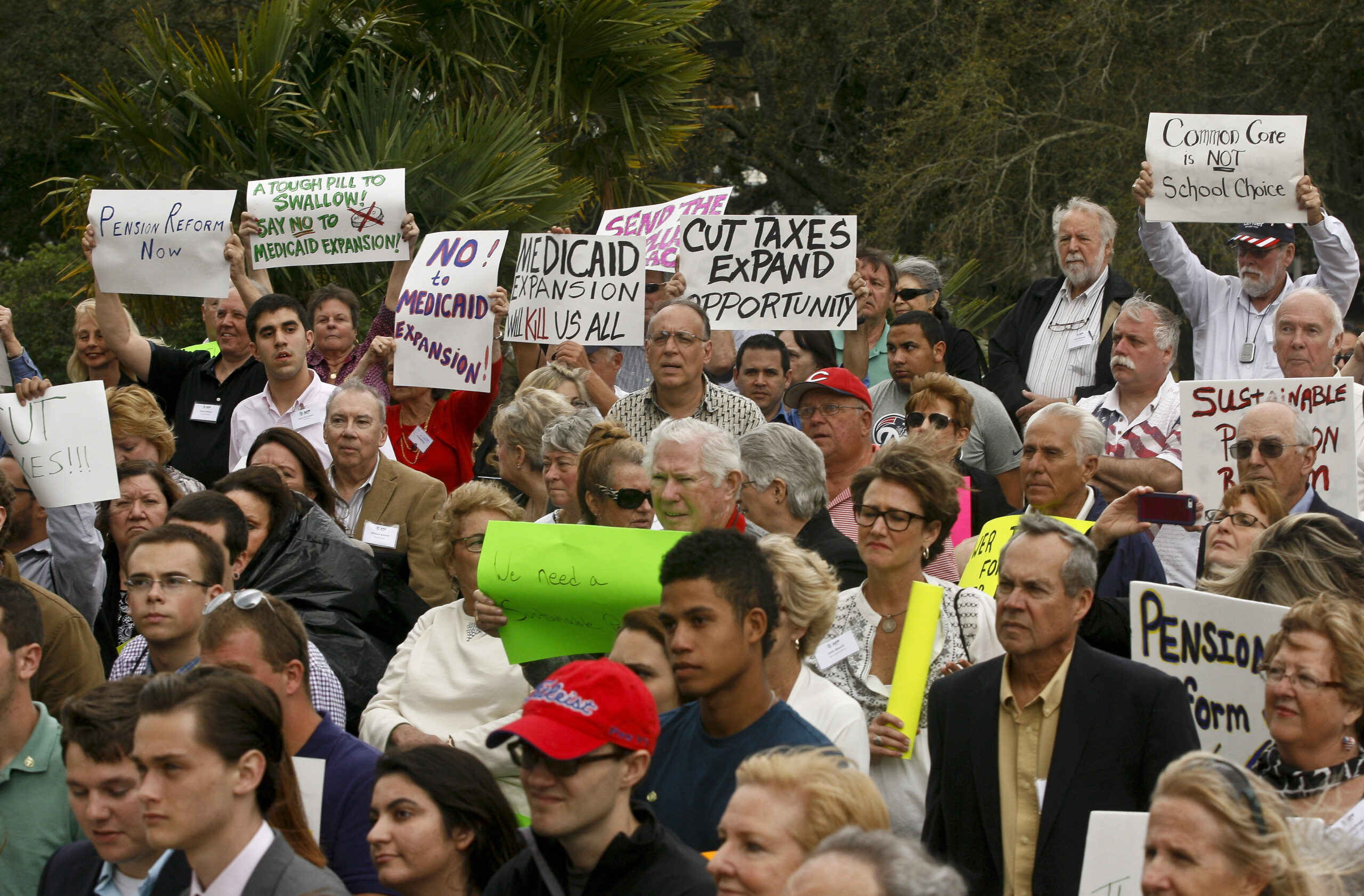 Amid Protests, Florida Legislators Start Session - Washington Examiner