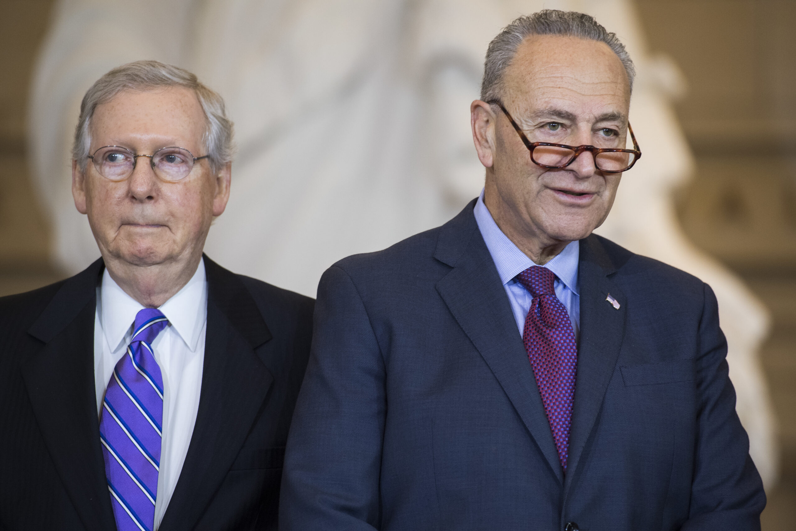 NextImg:Schumer and McConnell issue urgent warnings against potential weekend government shutdown - Washington Examiner