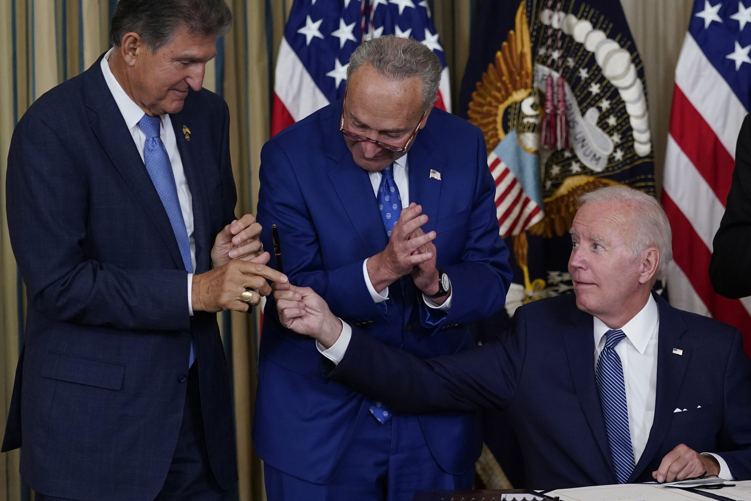 NextImg:White House dances around Manchin not endorsing Biden’s campaign ‘right now’ - Washington Examiner