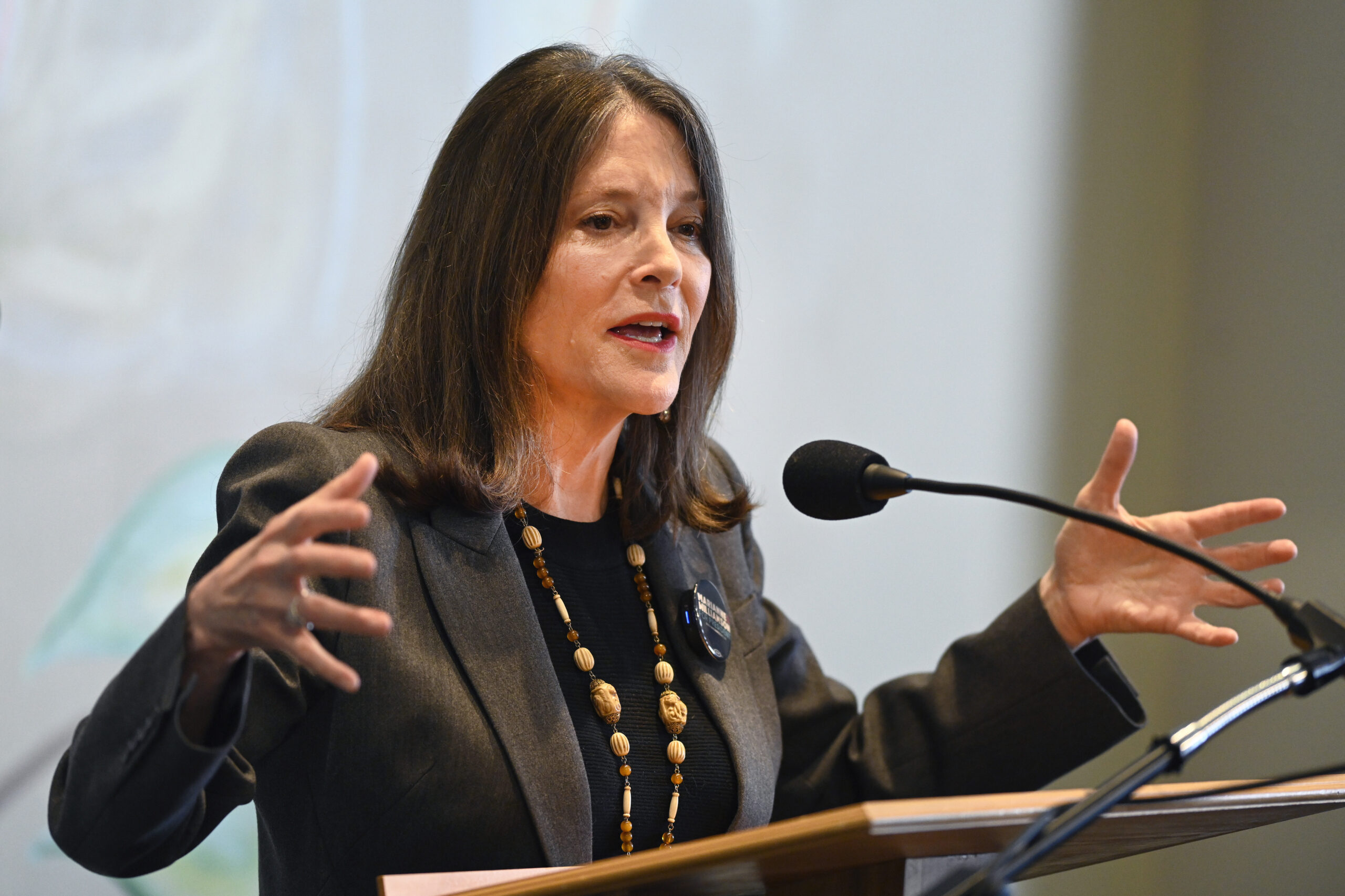 NextImg:Marianne Williamson unsuspends campaign after earning 3% in Michigan primary - Washington Examiner