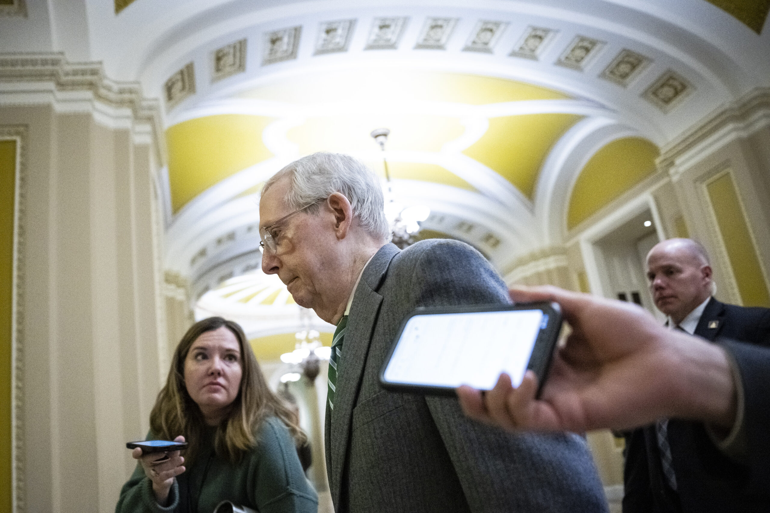 Critics of Mitch McConnell sense opportunity as border bill is unveiled