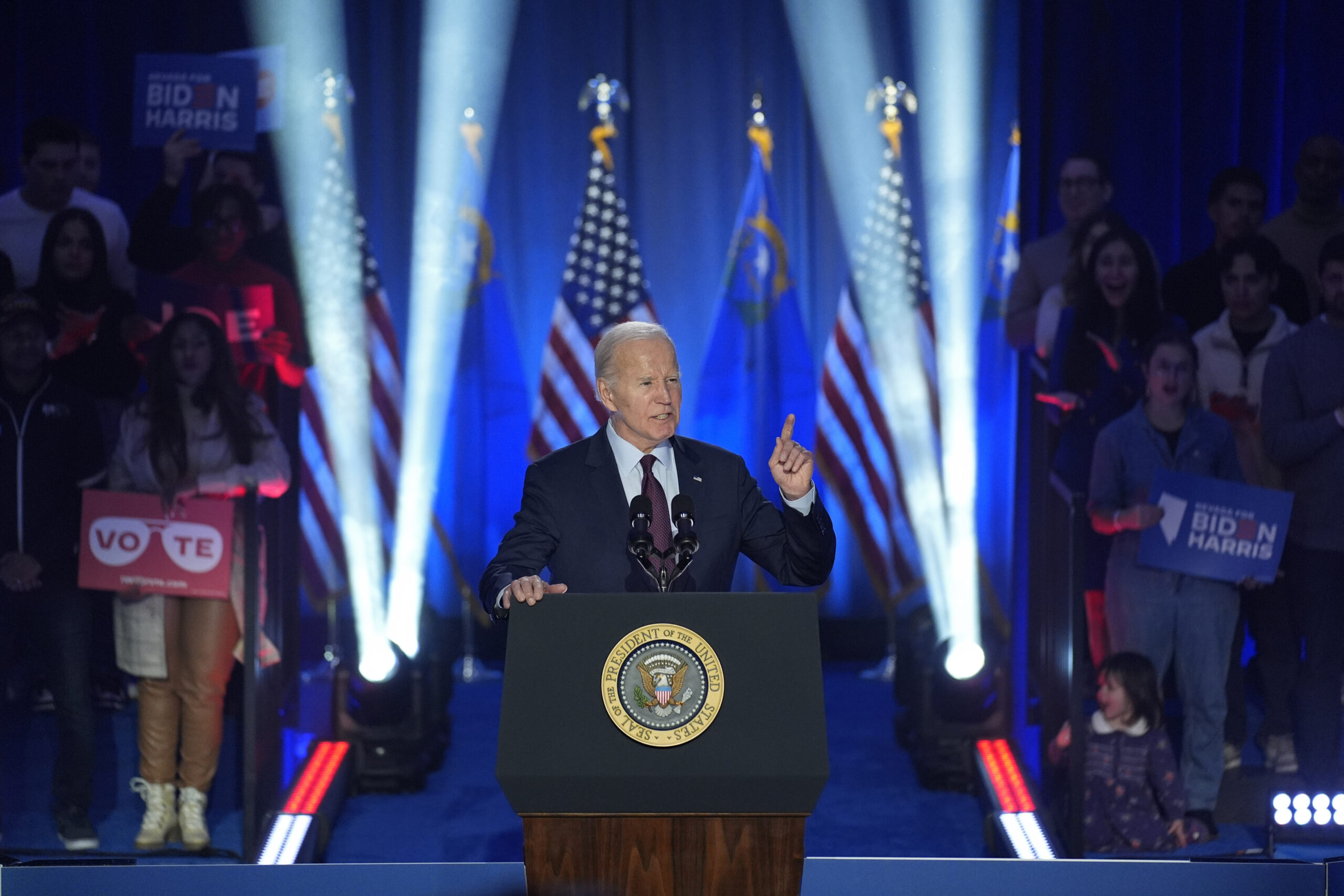 Biden highlights worker support in union-heavy Nevada