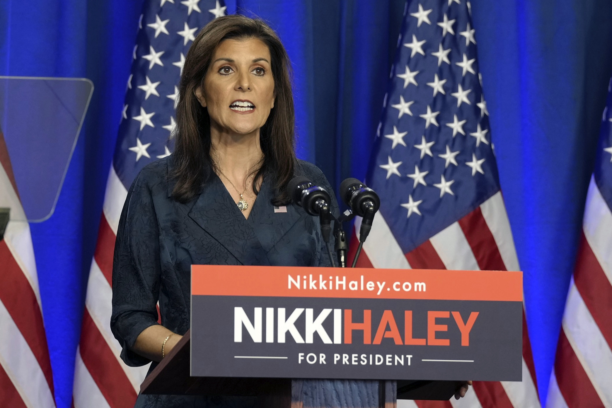 NextImg:Nikki Haley tears up about husband in rare sign of emotion following Trump’s jabs about marriage - Washington Examiner