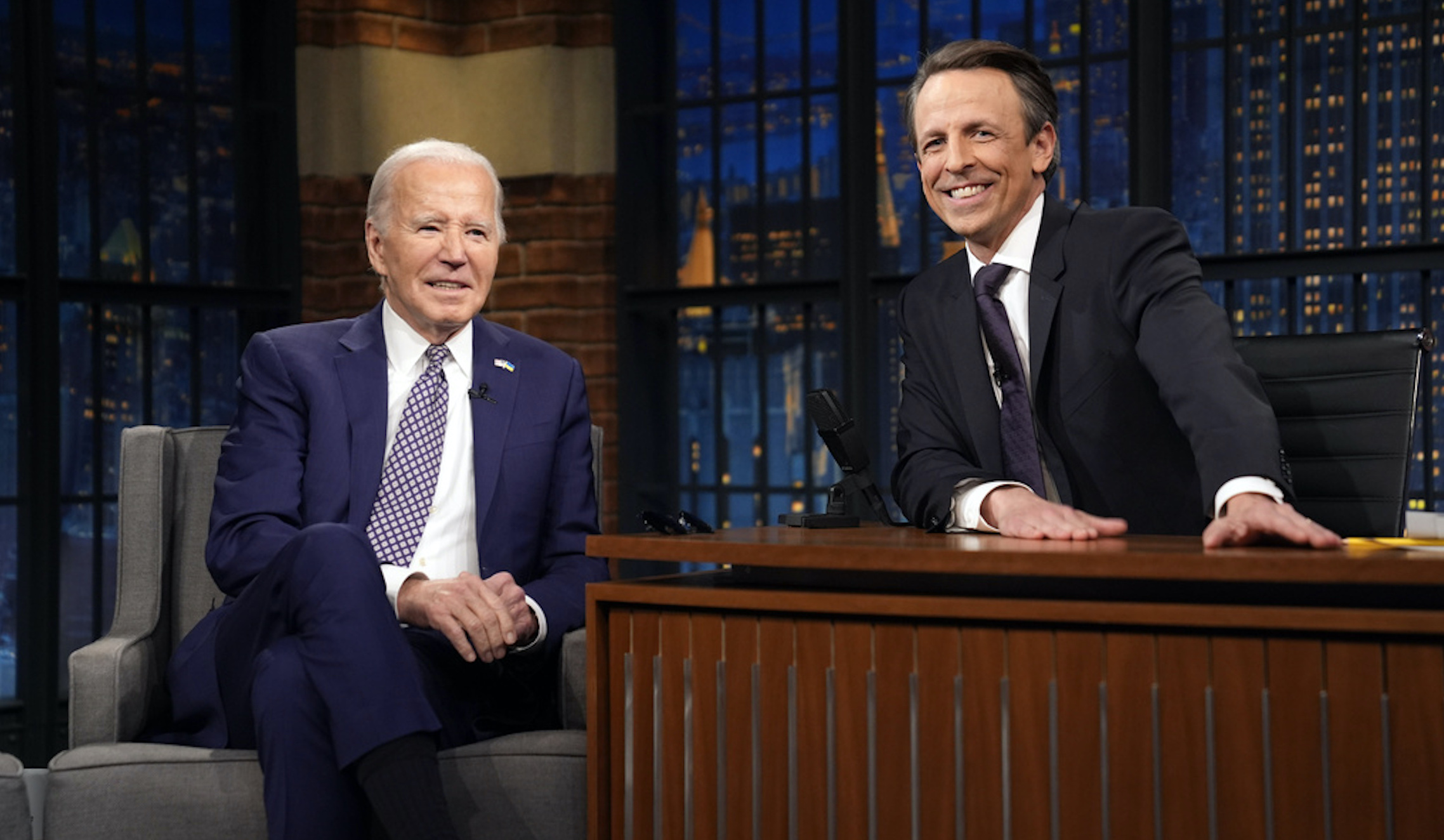 Biden dismisses age concerns in Seth Meyers interview: ‘Compare with the other guy