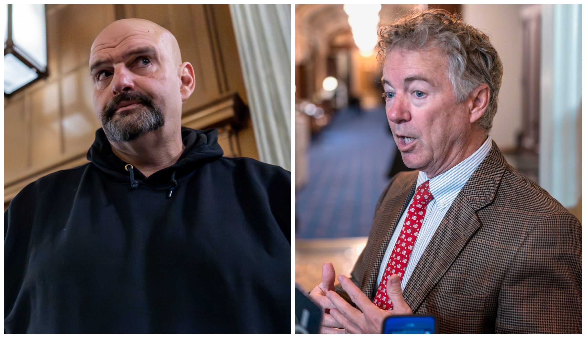 Fetterman slams Rand Paul for stalling aid vote