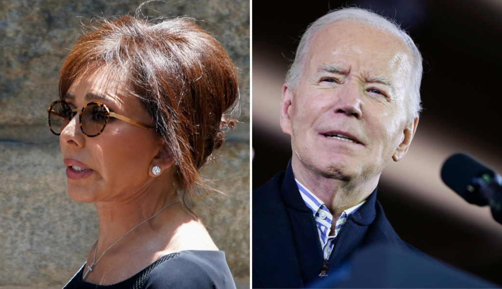 NextImg:Judge Jeanine claims Hur report is 'worse than an indictment' for Biden
