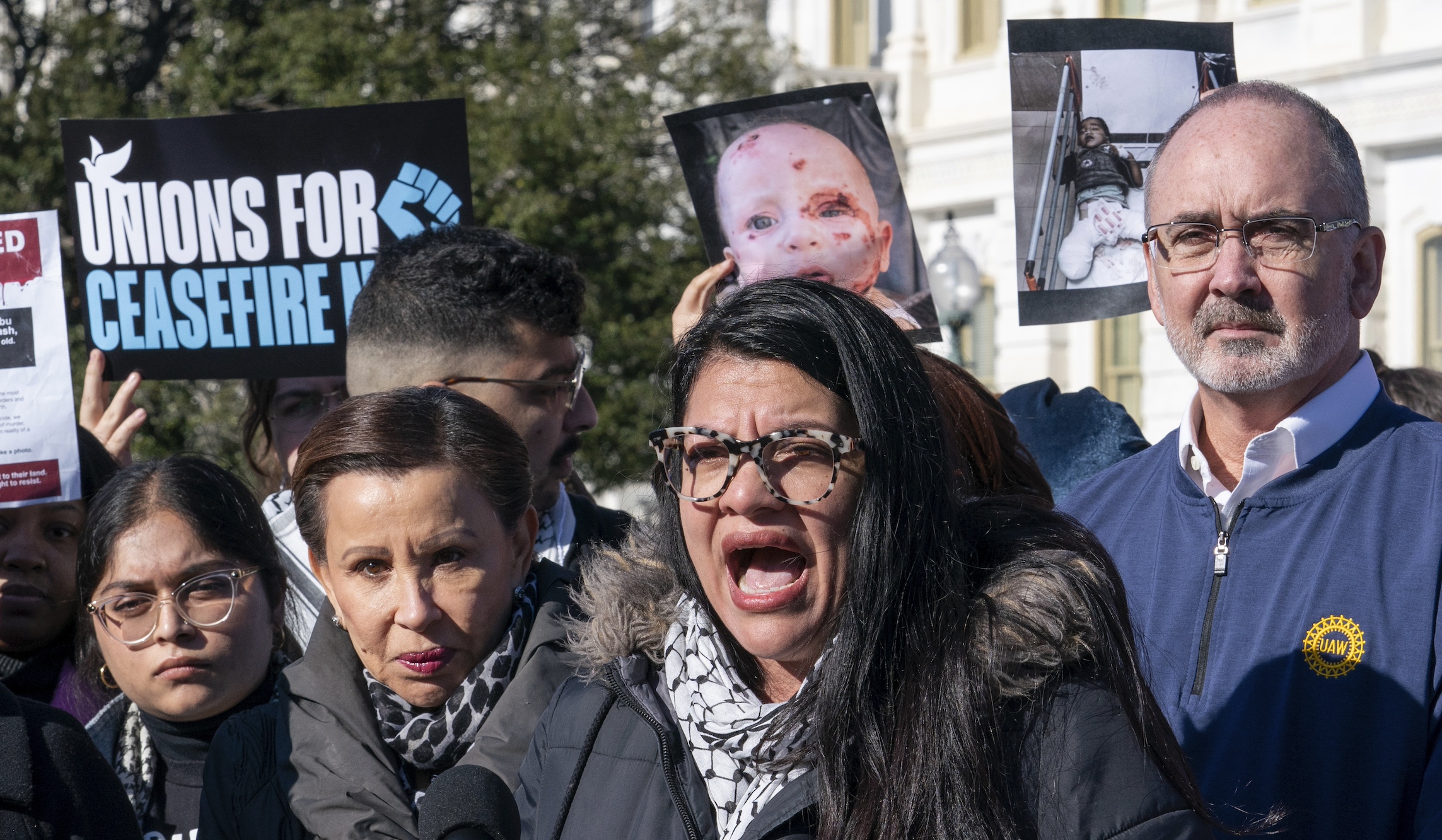 NextImg:‘Squad’ Democrat Tlaib ‘proud’ to reject Biden to ‘protect our democracy’
