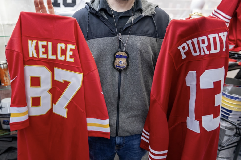 Feds seize $28 million in fake NFL gear ahead of Super Bowl