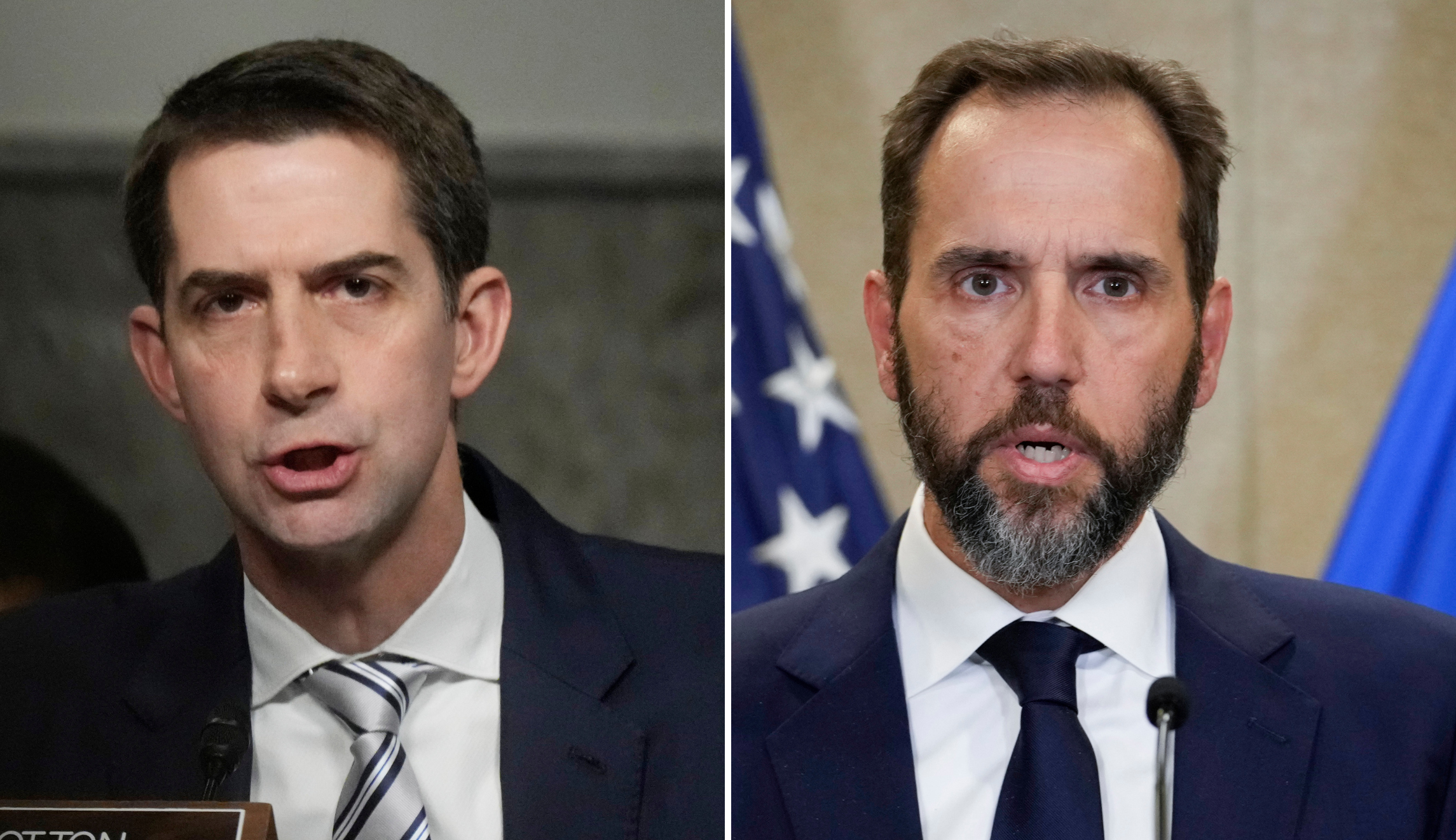 NextImg:Tom Cotton calls to remove ‘unhinged zealot’ Jack Smith - Washington Examiner