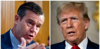 Sen. Todd Young (R-IN) and former President Donald Trump