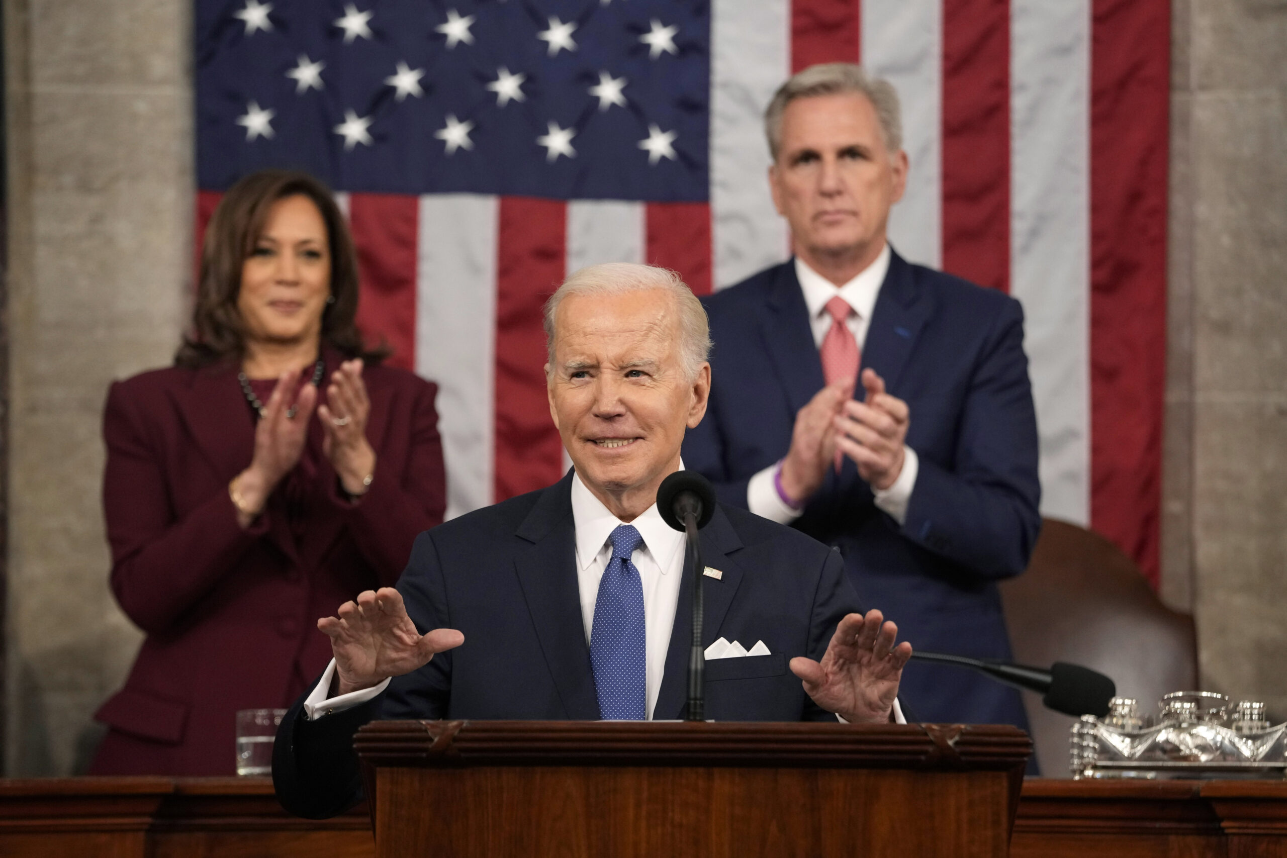 NextImg:State of the Union 2024: From Kate Cox to Shawn Fain, White House guest list offers preview of speech - Washington Examiner