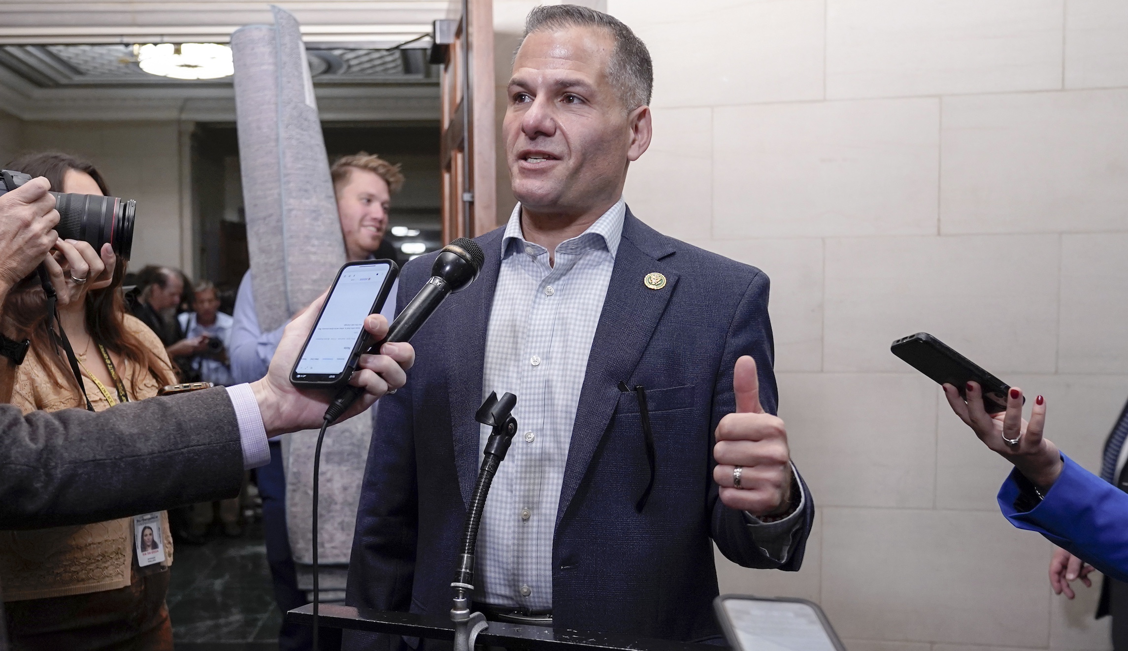 NextImg:Seven vulnerable Republicans in the spotlight as liberal group turns up pressure to get funding for Ukraine - Washington Examiner