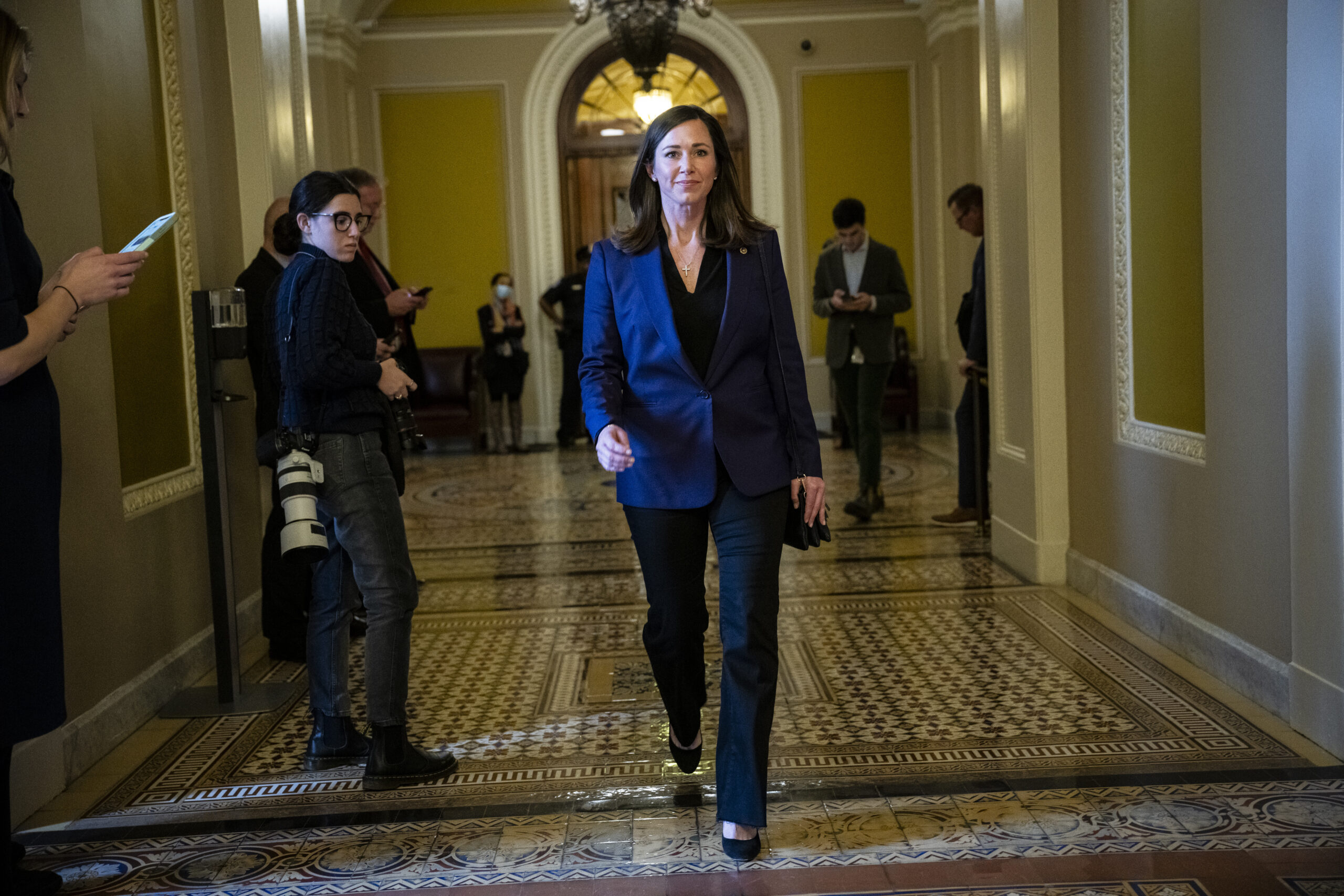NextImg:McConnell defends Katie Britt after State of the Union response is rebuked by sex trafficking victim - Washington Examiner