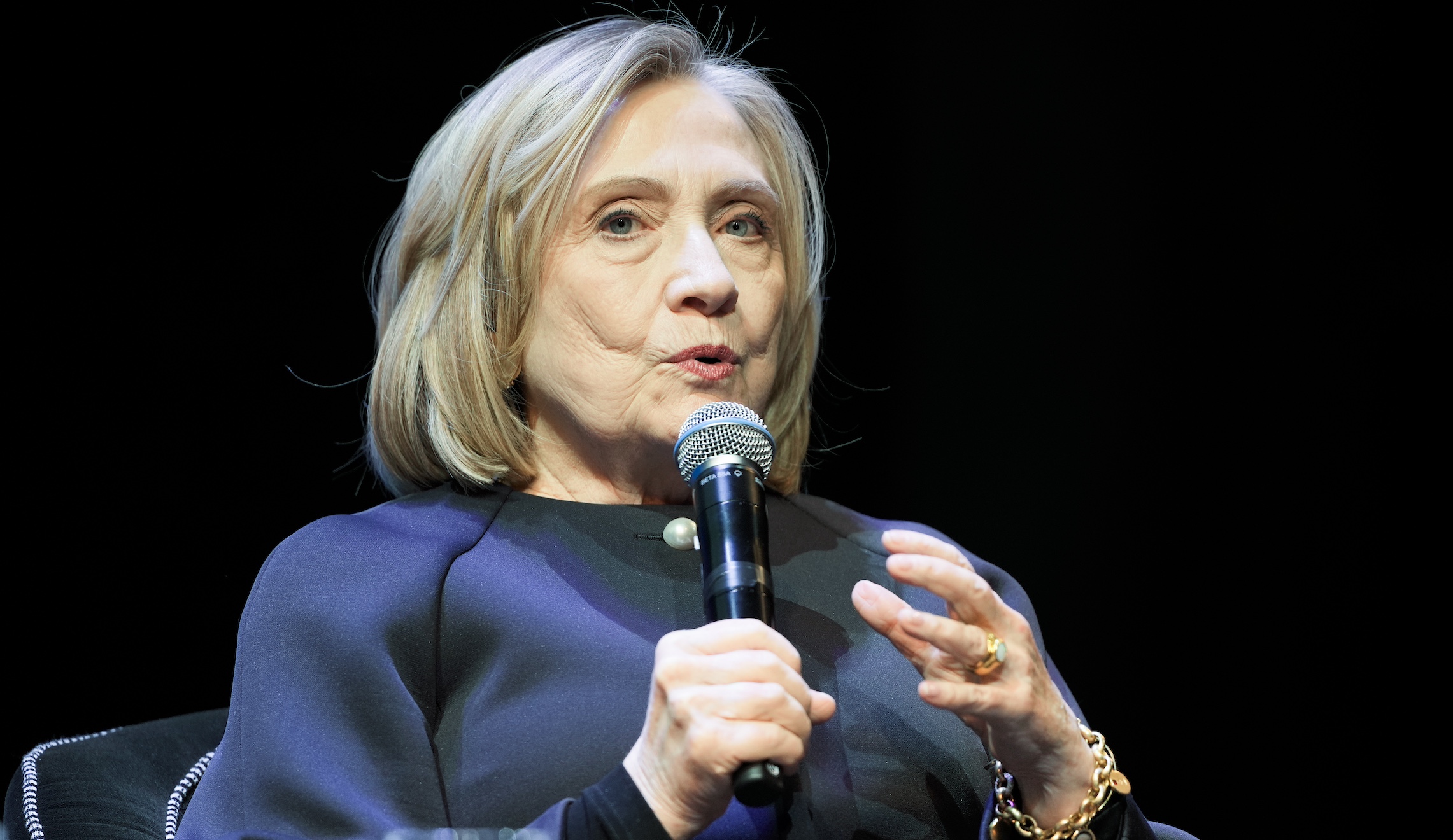 NextImg:Hillary Clinton shrugs off fact Biden is old with demand voters support him to save democracy - Washington Examiner