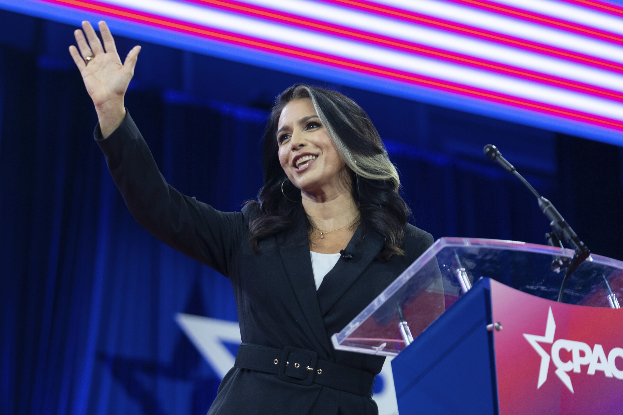 NextImg:Tulsi Gabbard says it’s not ‘a leap’ to think Hillary Clinton controlling US government - Washington Examiner