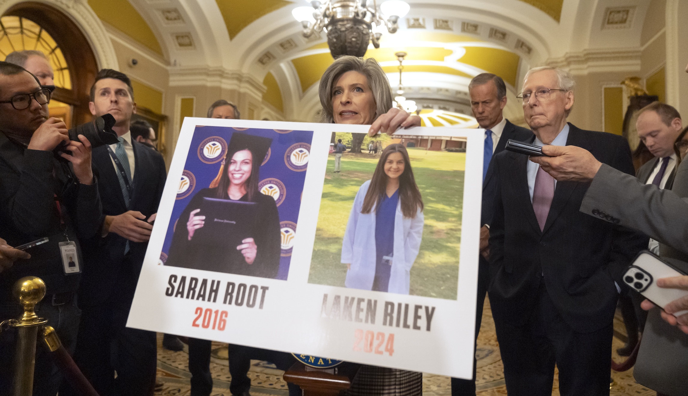 NextImg:White House does not say if Biden will mention Laken Riley during State of the Union - Washington Examiner