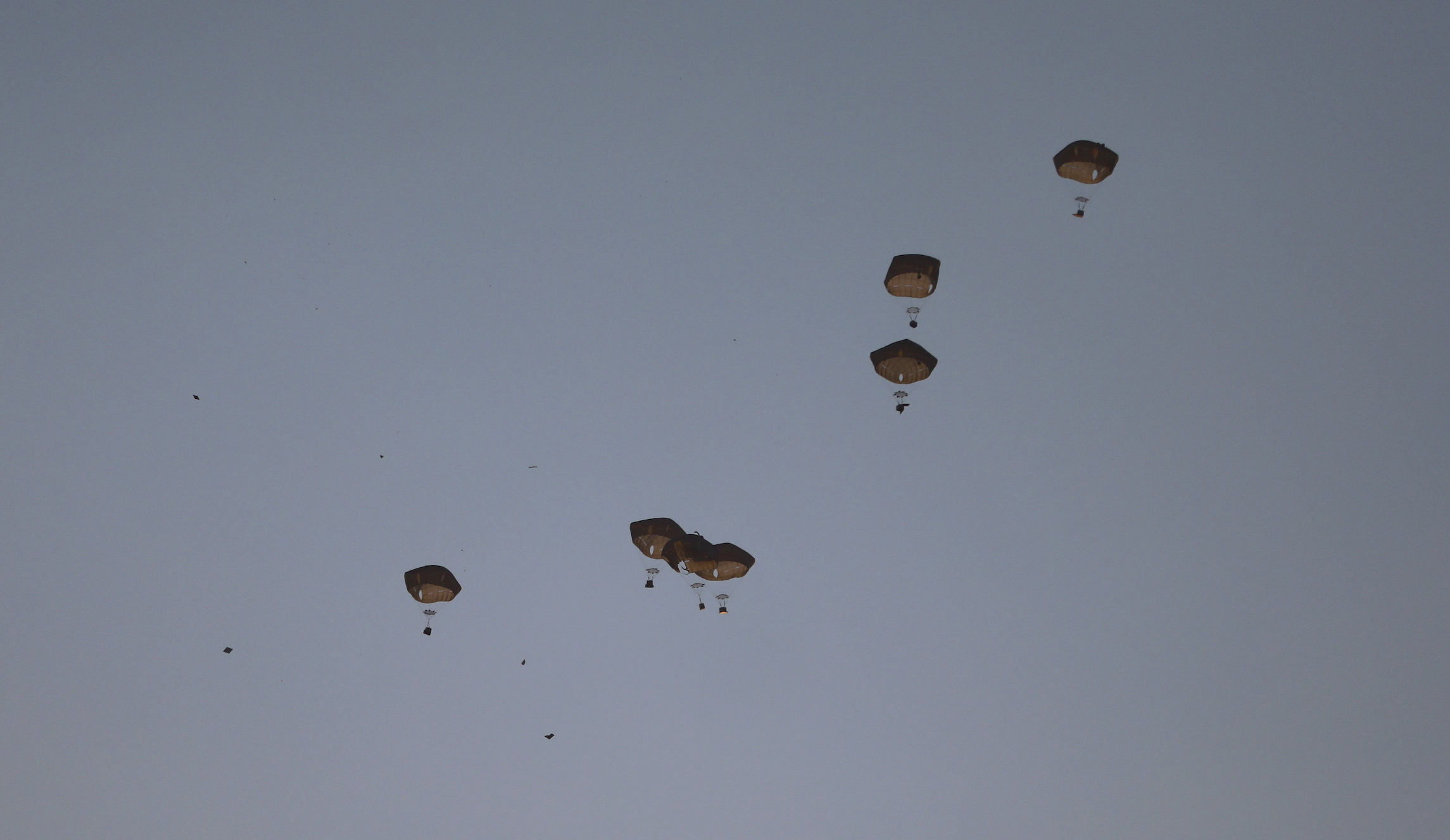 NextImg:US conducts third airdrop of humanitarian aid into Gaza - Washington Examiner