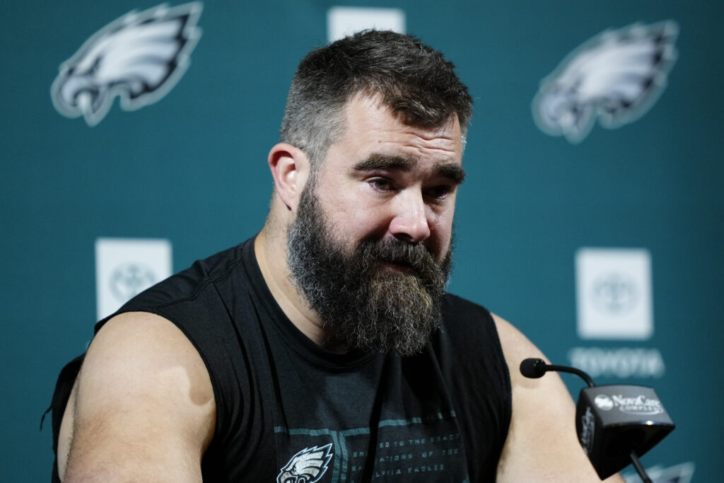 Jason Kelce, Philadelphia Eagles player, emphasizes significance of fatherhood while announcing retirement