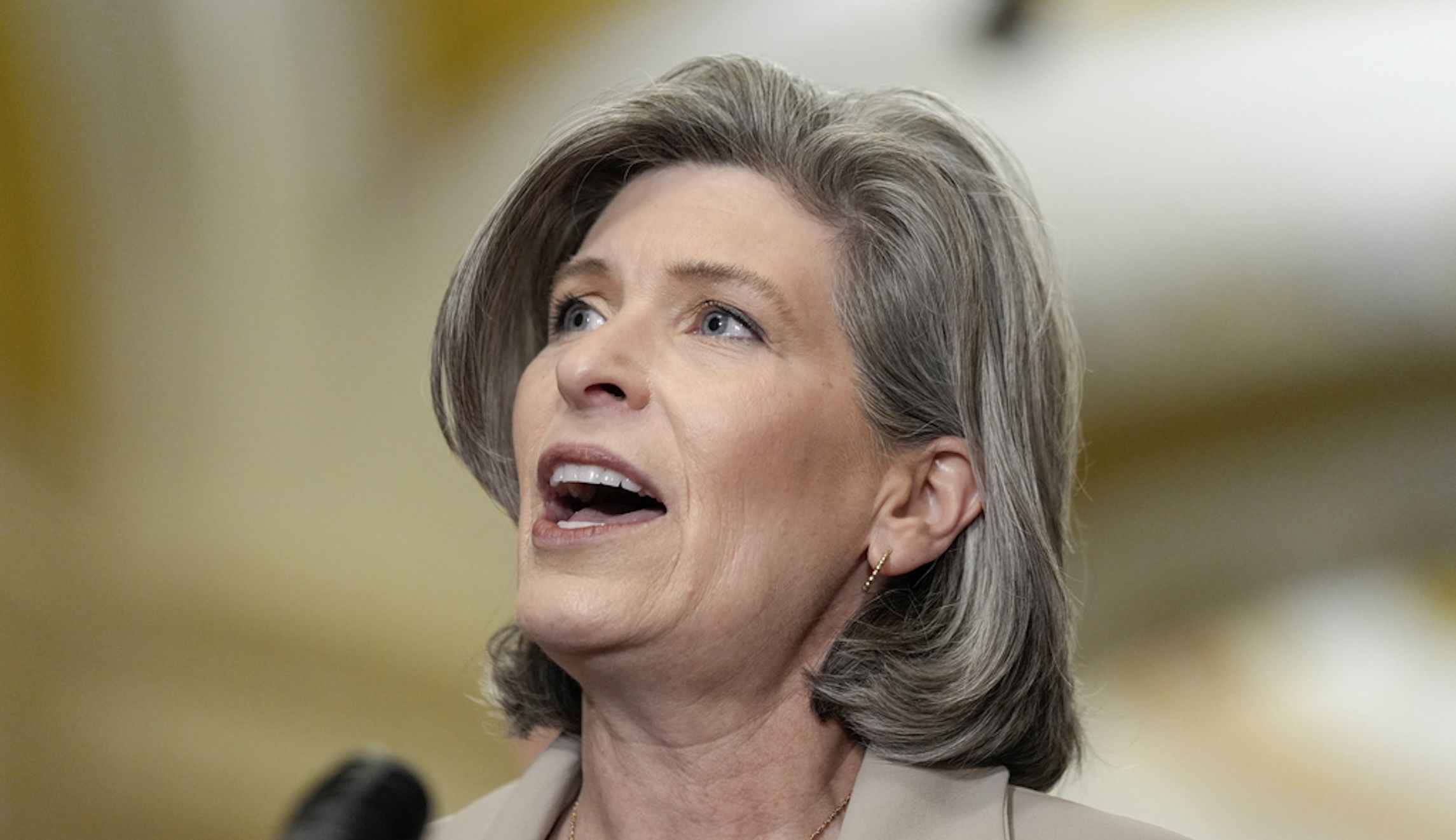 NextImg:Joni Ernst demands Biden administration enforce public price tag rule in push for federal spending transparency - Washington Examiner