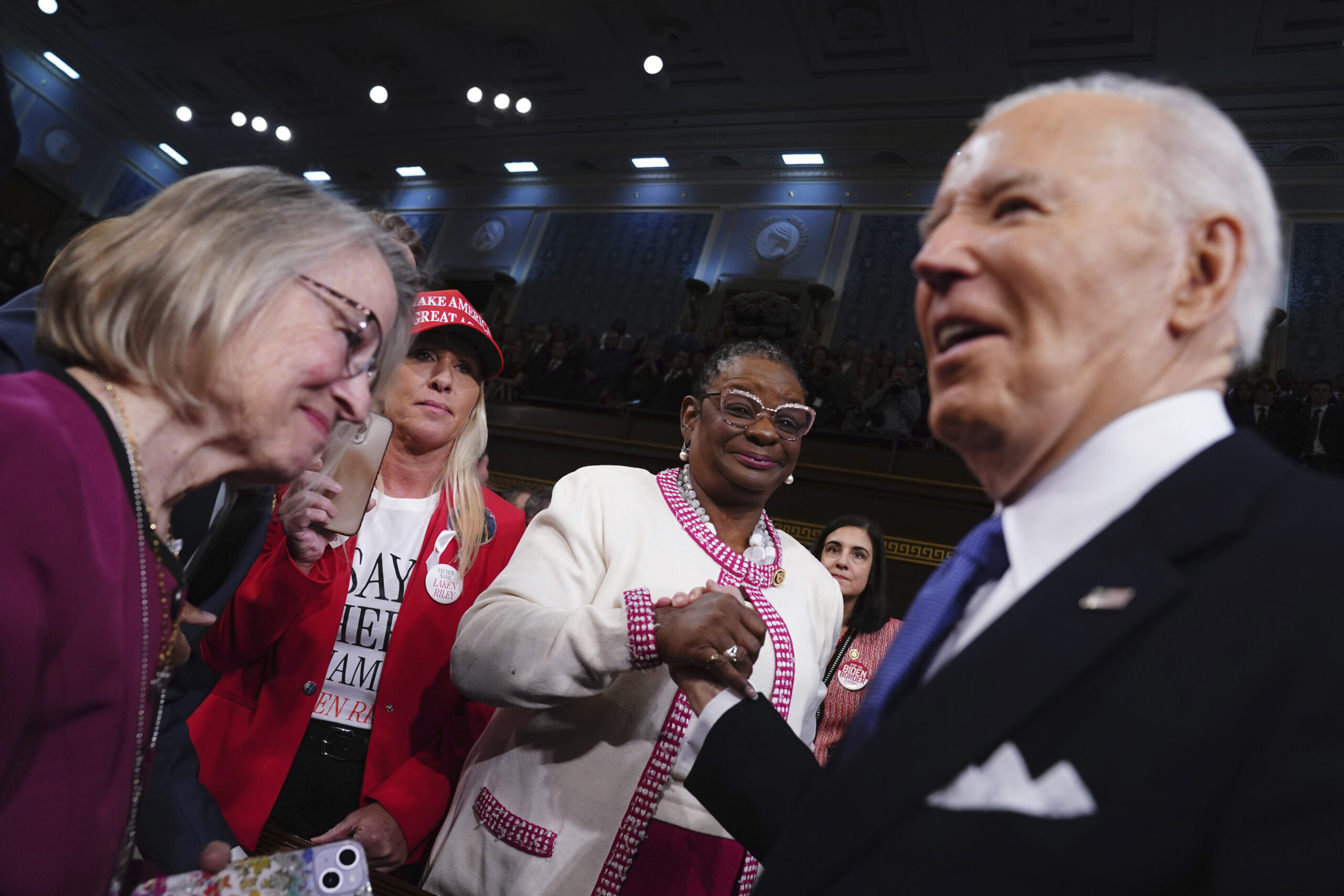 NextImg:State of the Union 2024: Biden ‘in big trouble’ after ‘political’ speech, MTG says - Washington Examiner