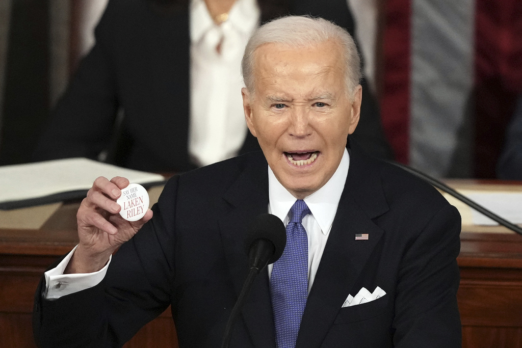 State of the Union 2024: Biden goes off script to say ‘Lincoln’ Riley murdered by ‘an illegal’ after MTG taunt