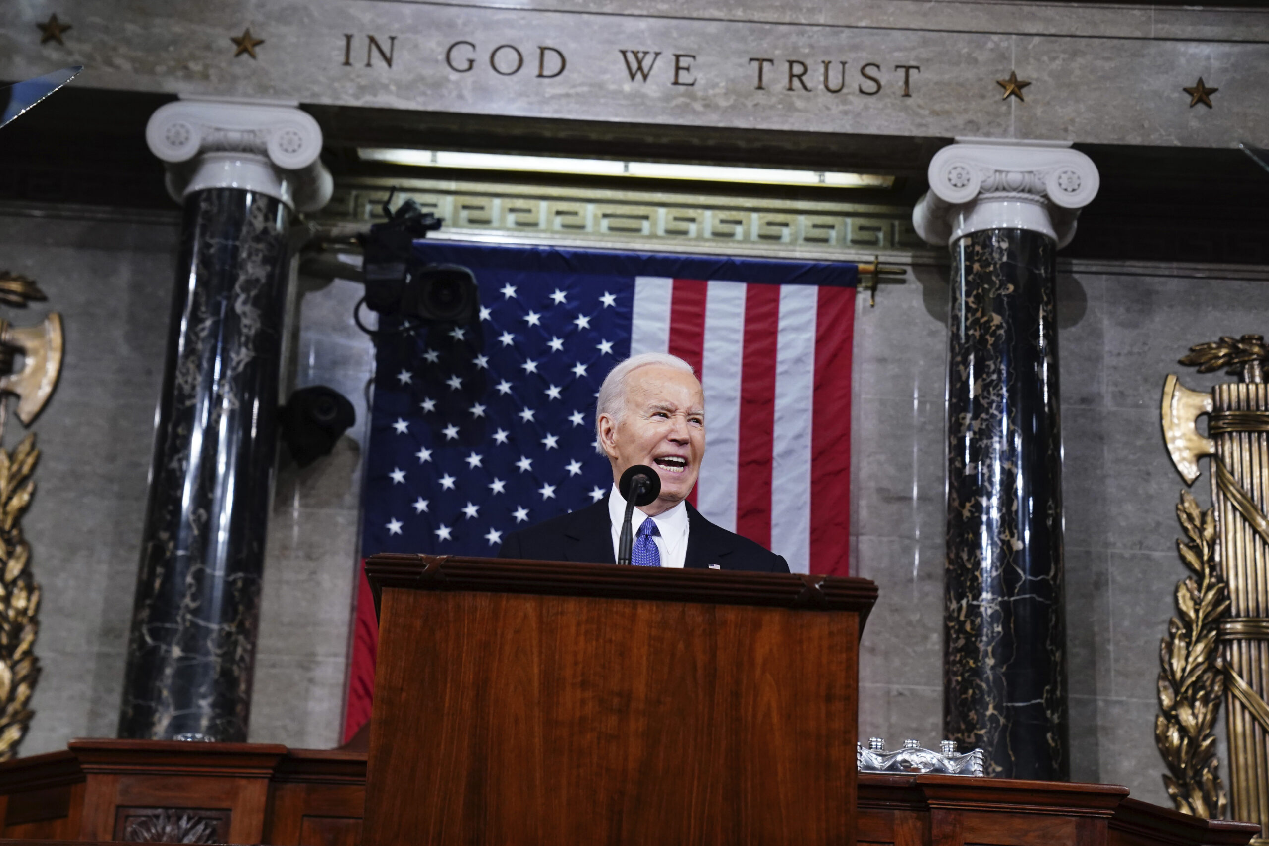 NextImg:Democrats relieved after Biden’s address but skeptical speech moved the ‘needle’ - Washington Examiner