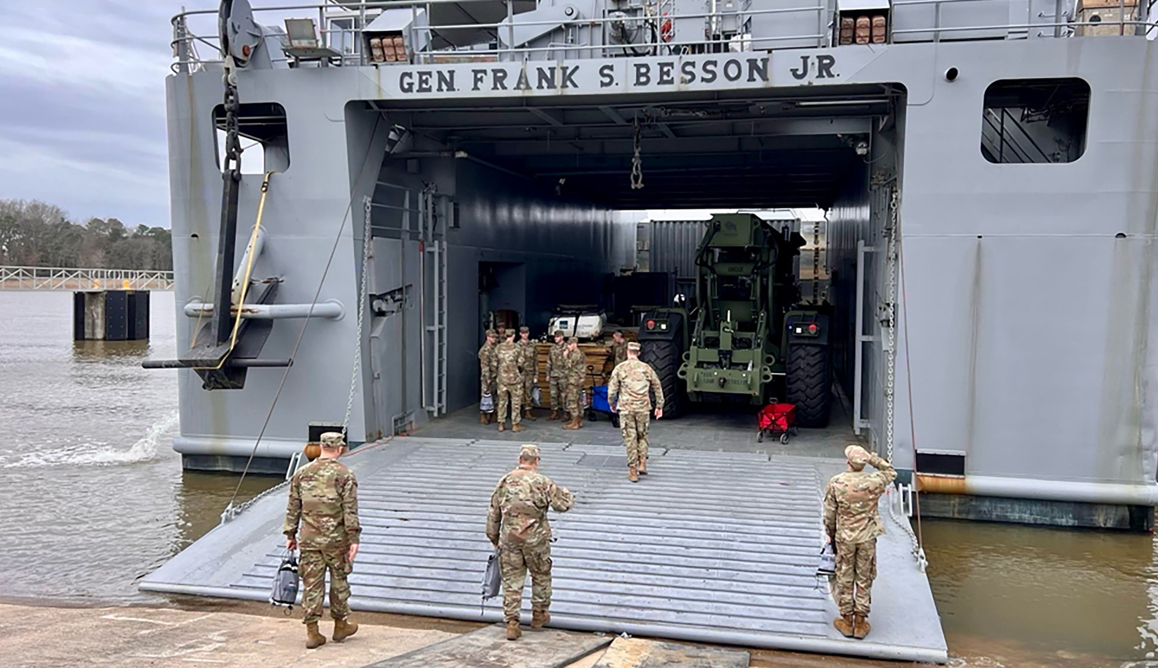 NextImg:US military ship heads to Middle East to begin Gaza port construction - Washington Examiner
