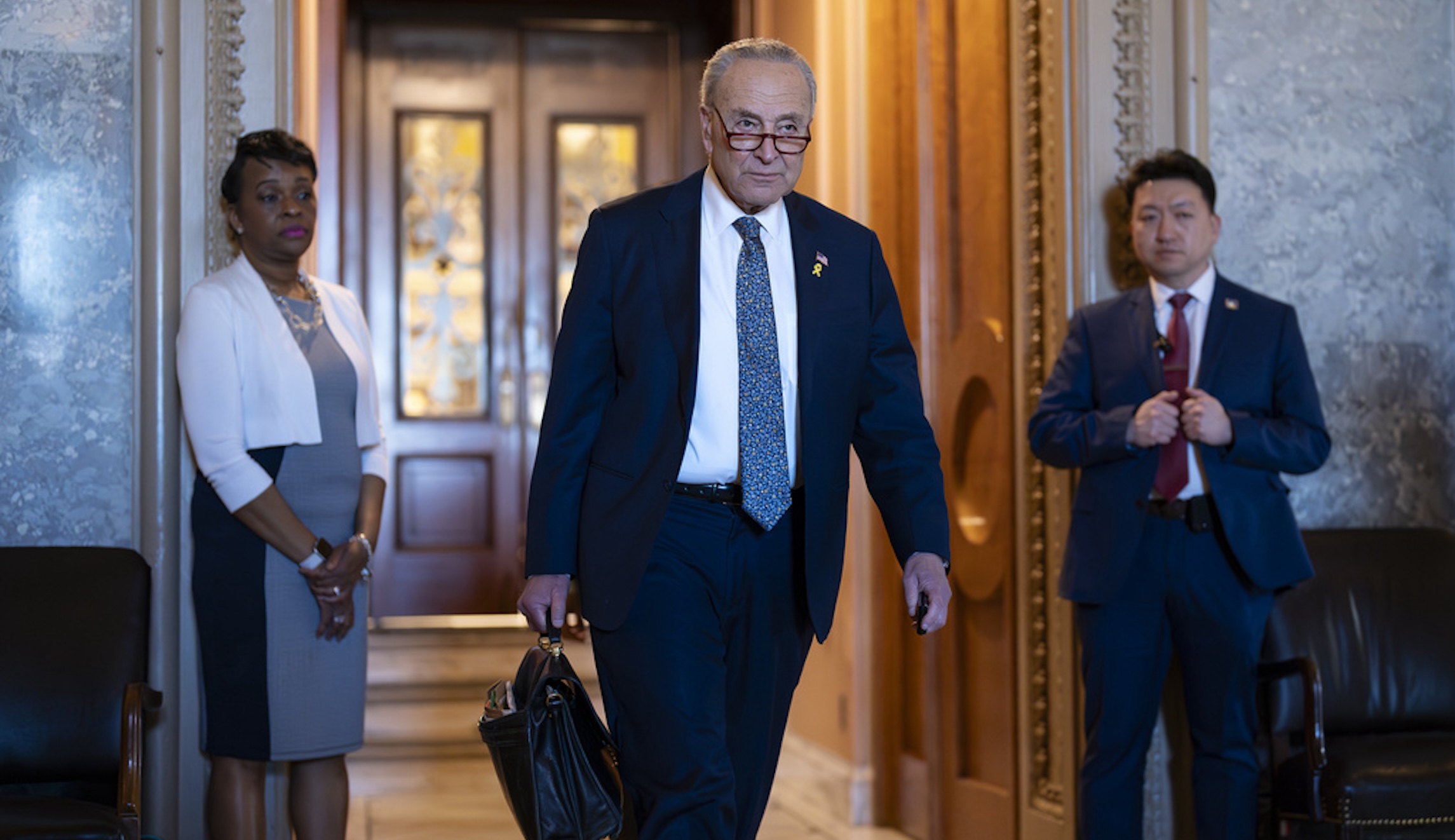 NextImg:Pro-Israel Democrats back away from Schumer’s call for new elections - Washington Examiner