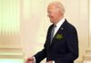 Biden thinks new elections are ‘up to the Israeli people’ to decide on: John Kirby President Joe Biden greets attendees at a St. Patrick's Day brunch with Catholic leaders in the East Room of the White House, Sunday, March 17, 2024. (AP Photo/Stephanie Scarbrough)
