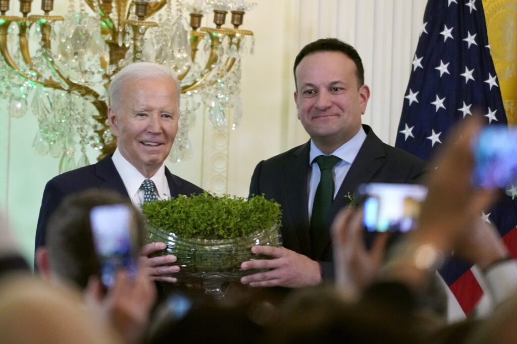 Biden and Irish dignitary unite in defiance of oppression while celebrating St. Patrick’s Day at the White House