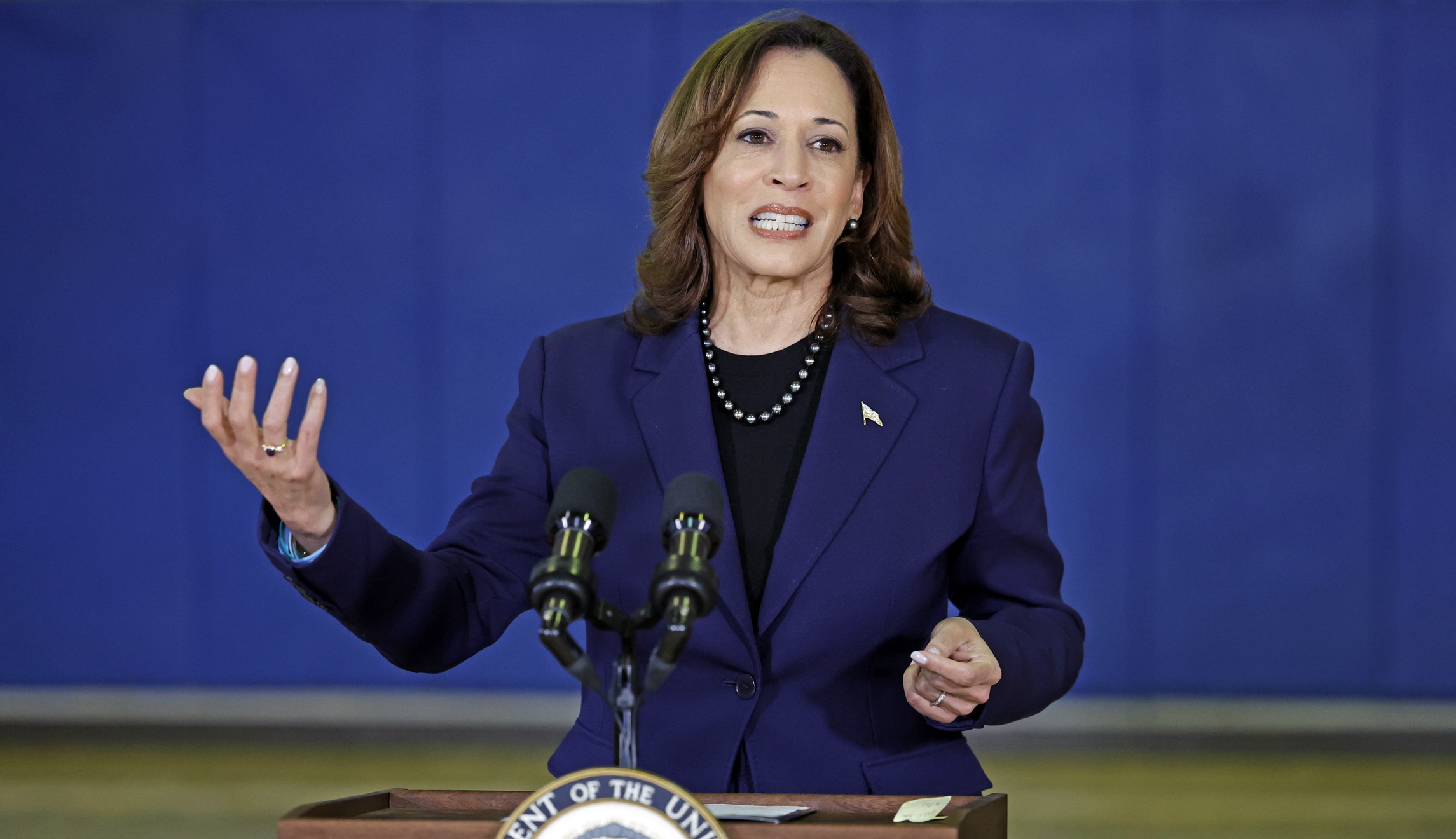 NextImg:Kamala Harris doesn’t rule out consequences for Israel if it enters Rafah - Washington Examiner