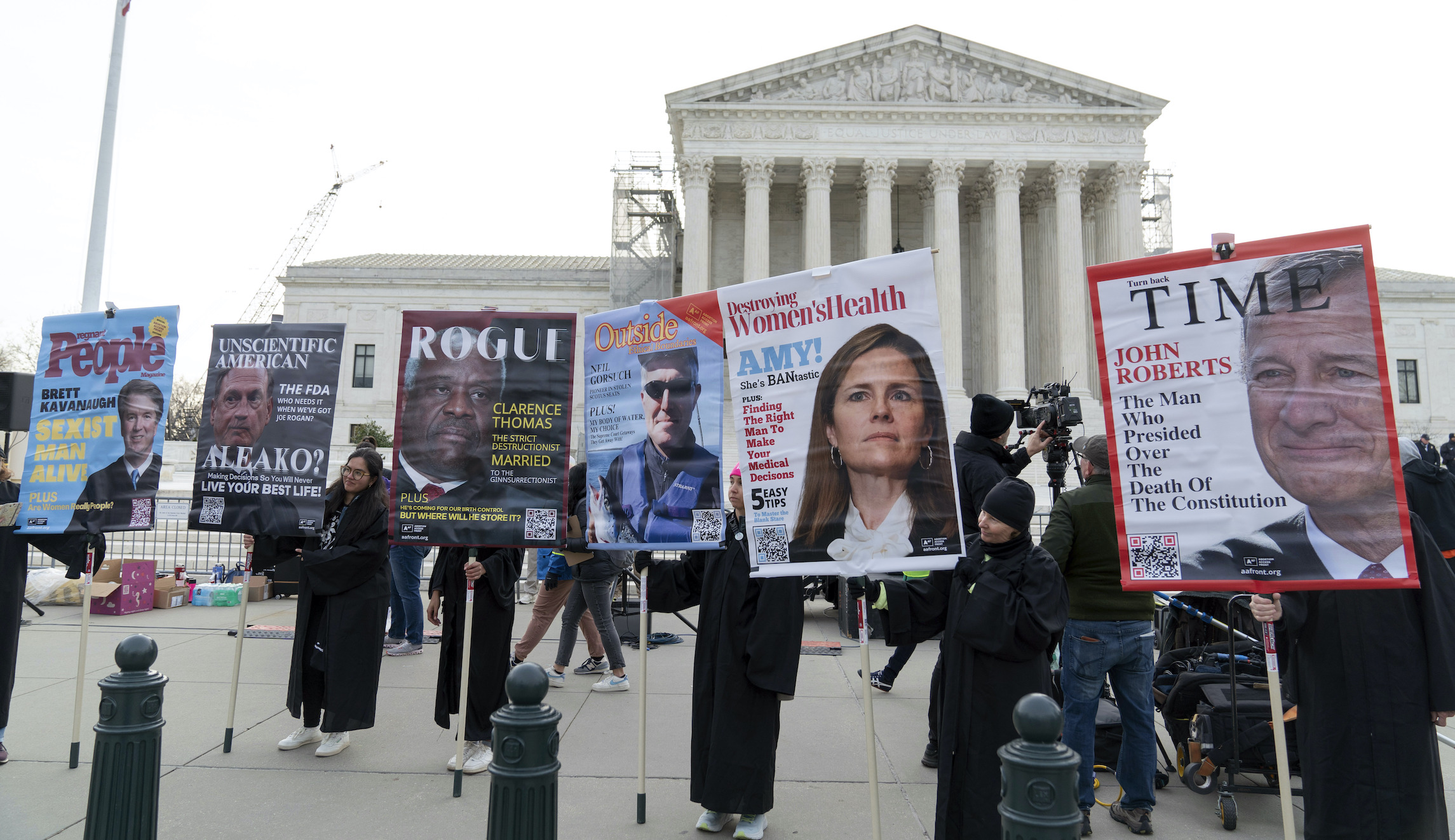 NextImg:Protesters arrested outside Supreme Court as justices weigh future of abortion pill - Washington Examiner