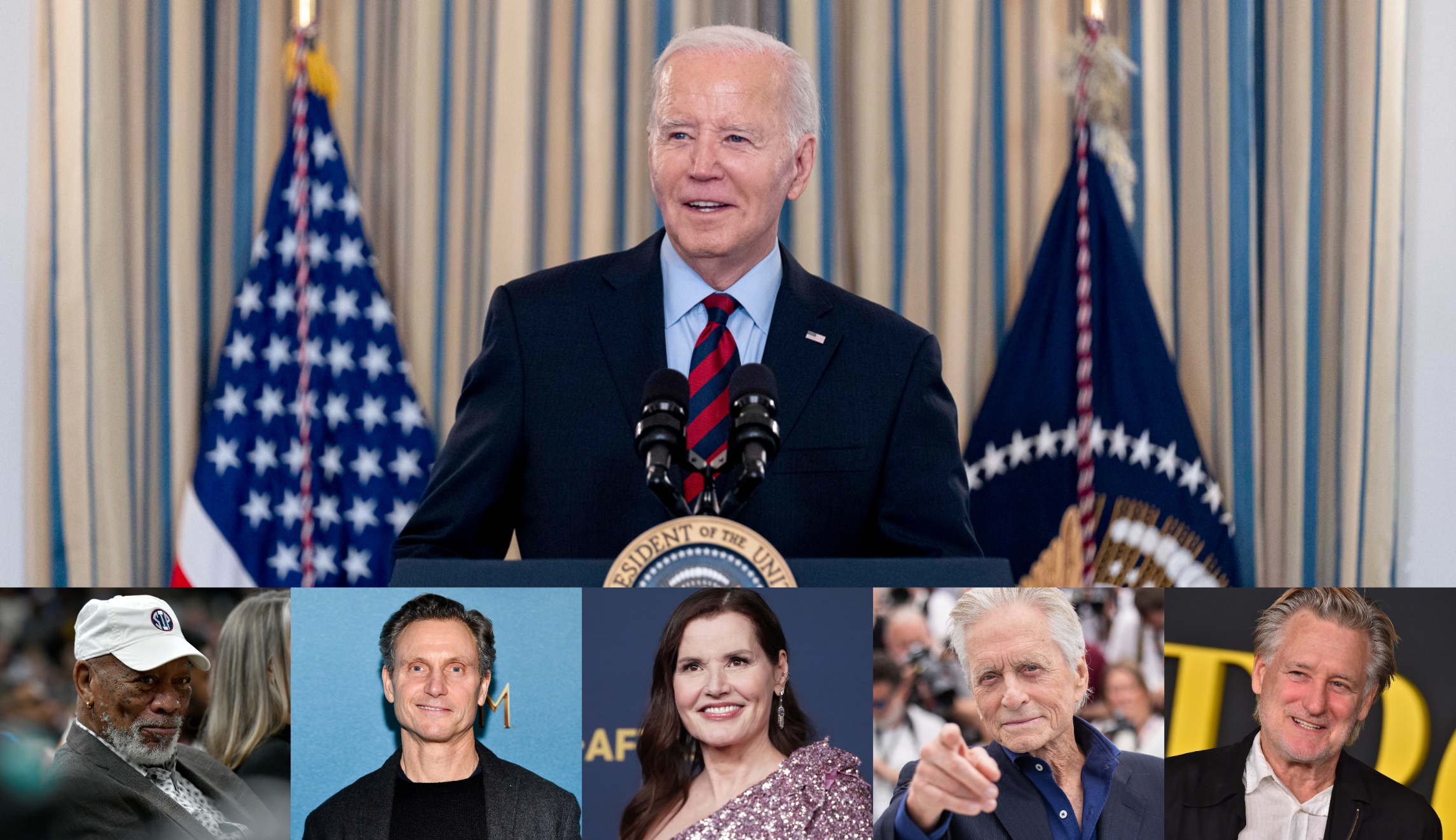 NextImg:Biden asks US president actors for advice ahead of State of the Union speech - Washington Examiner