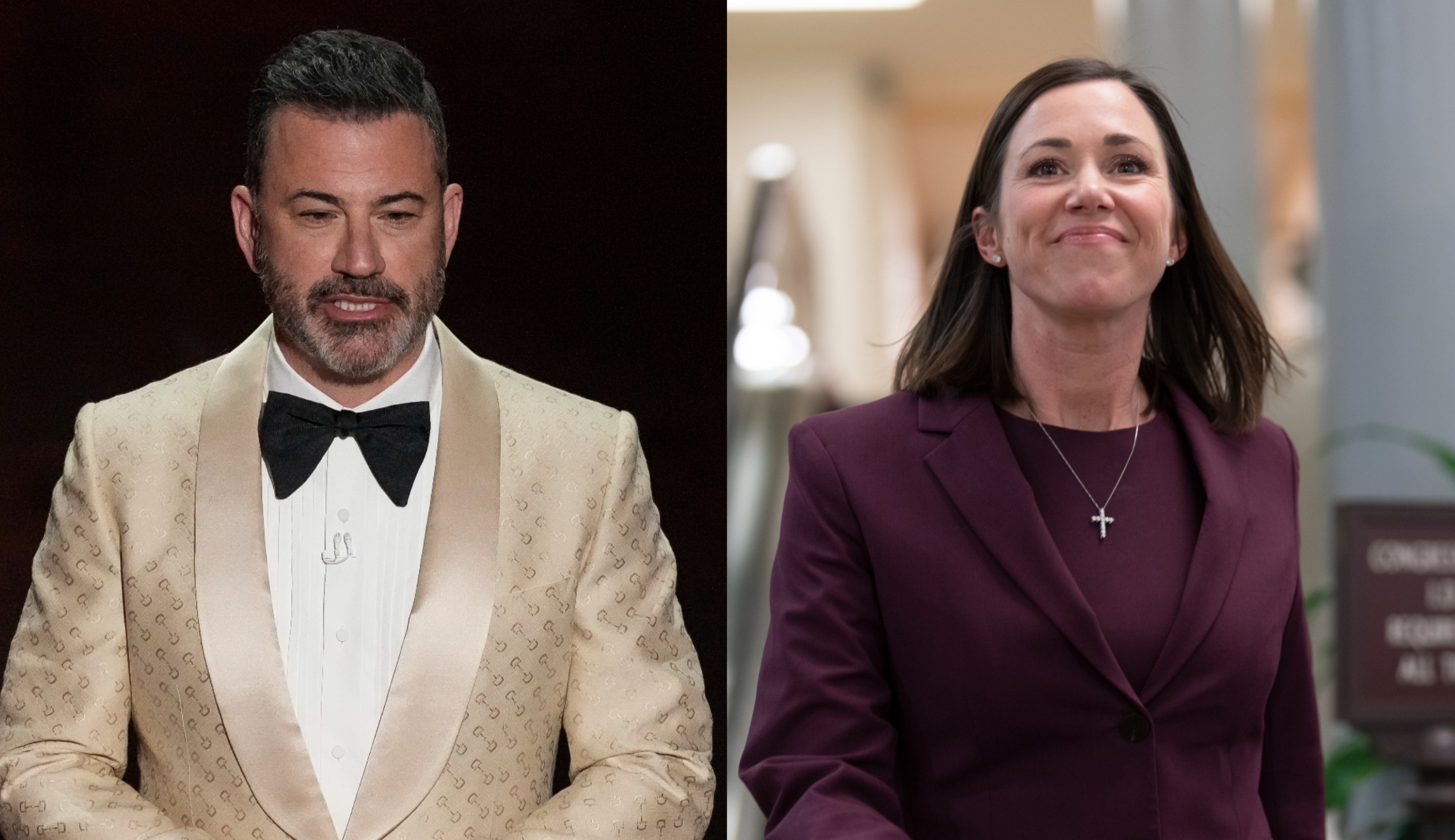 NextImg:Oscars 2024: Kimmel jokingly compares Emma Stone’s performance to Katie Britt’s State of the Union rebuttal - Washington Examiner