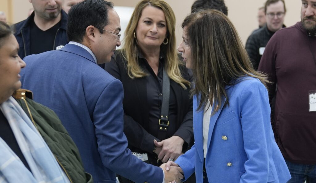 Tammy Murphy triumphs over Andy Kim in crucial county convention for New Jersey Senate race