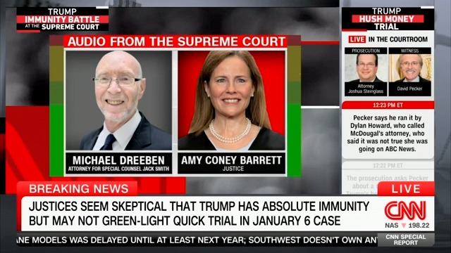 Trump’s legal battles unfold on TV screens as the nation witnesses clashes in court