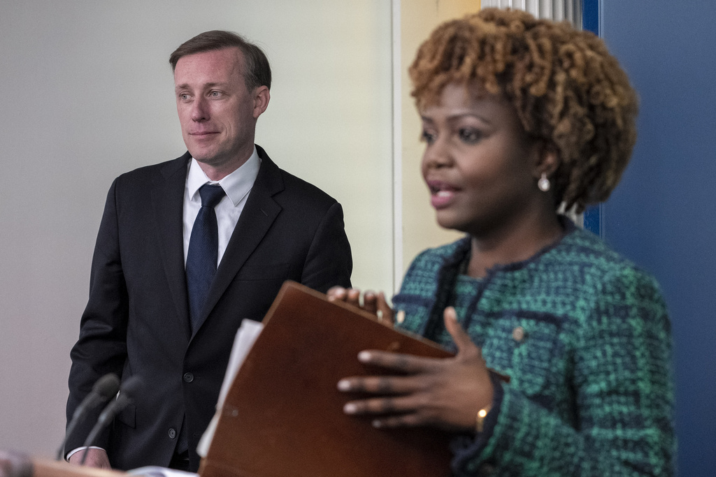 NextImg:WATCH LIVE: White House press briefing with Karine Jean-Pierre and Jake Sullivan - Washington Examiner